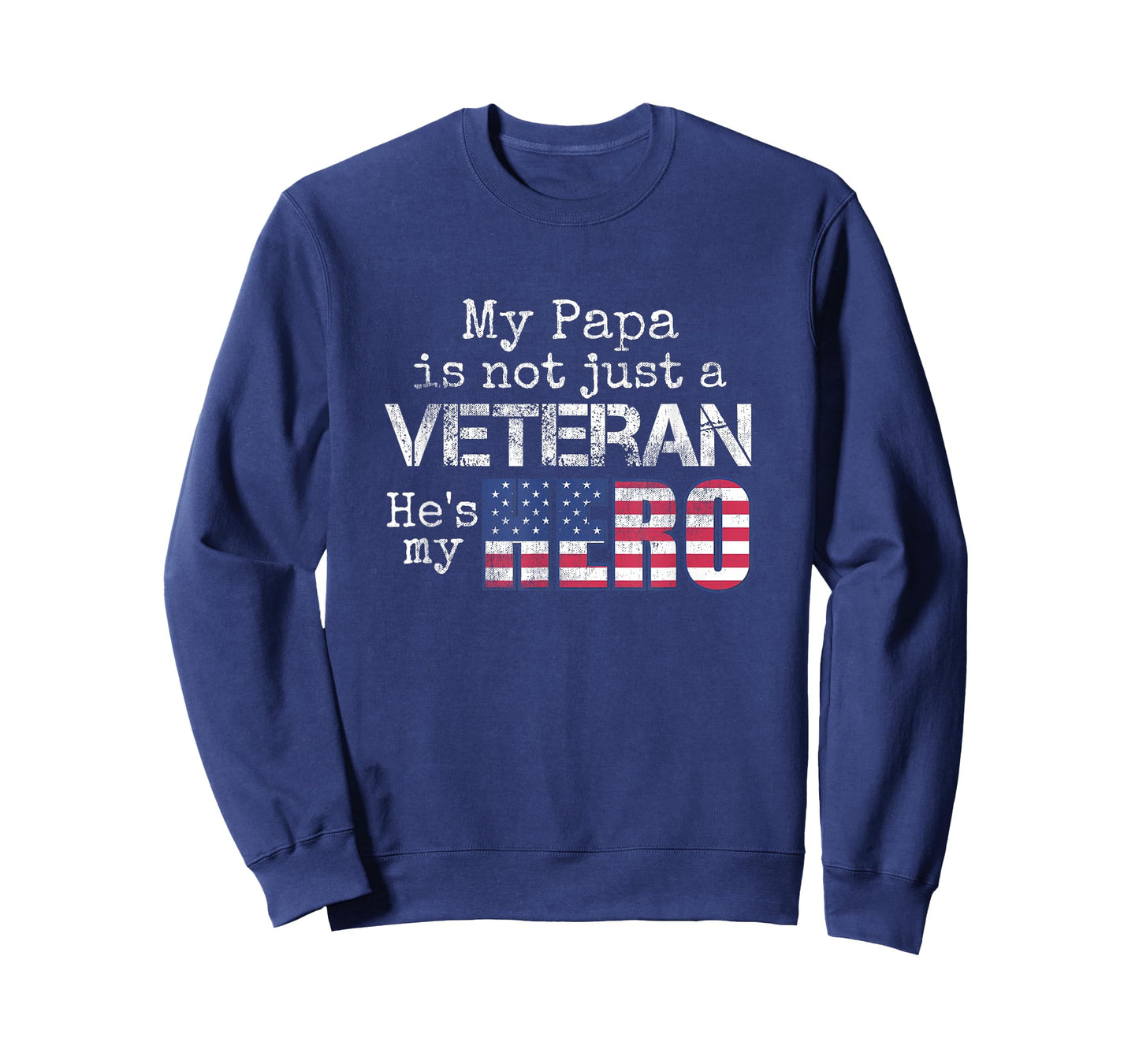 Military Family Veteran Support My Papa US Veteran My Hero T-Shirt