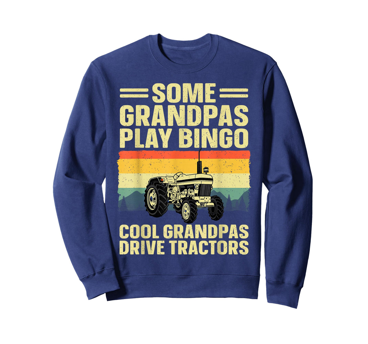 Cool Tractor Art For Grandpa Men Farming Farmer Farm Tractor T-Shirt