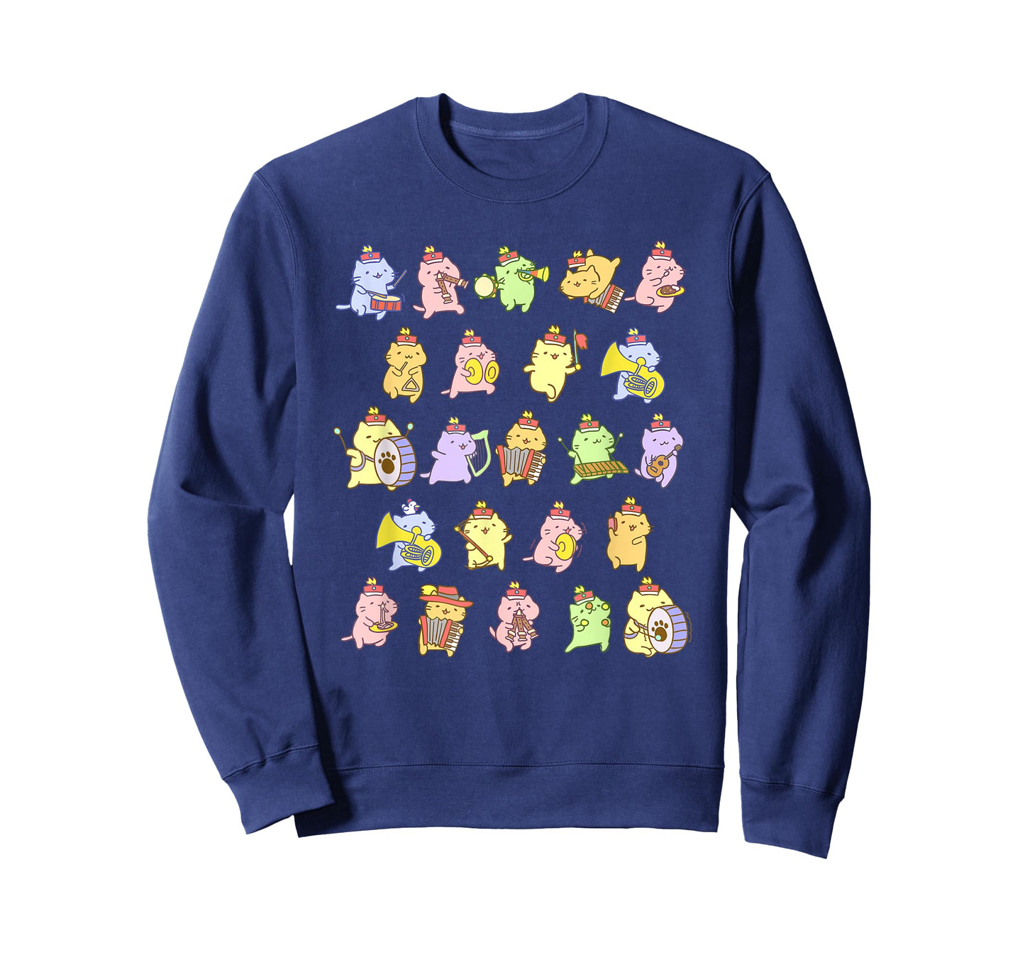 Mitchiri Neko March Cute cat band! T-Shirt