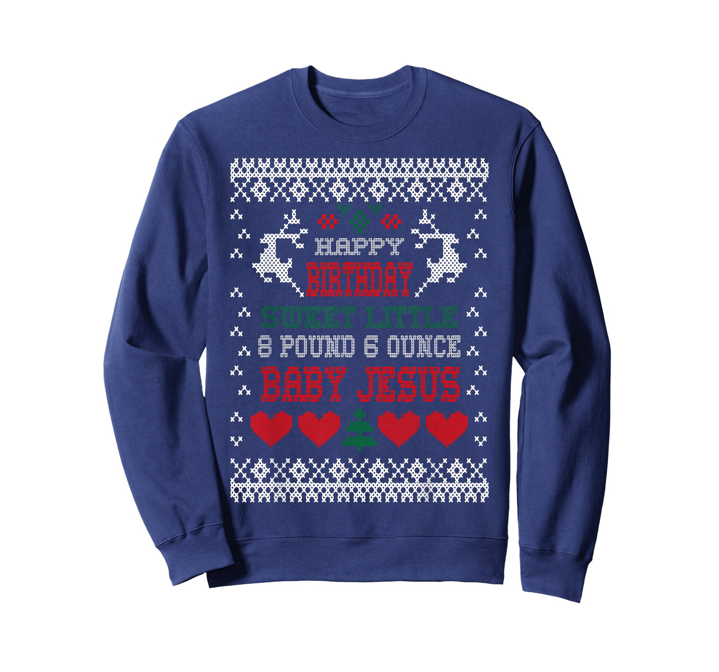 Happy Birthday 8 Pound 6 Ounce Baby Jesus Christmas T Shirt T-Shirt