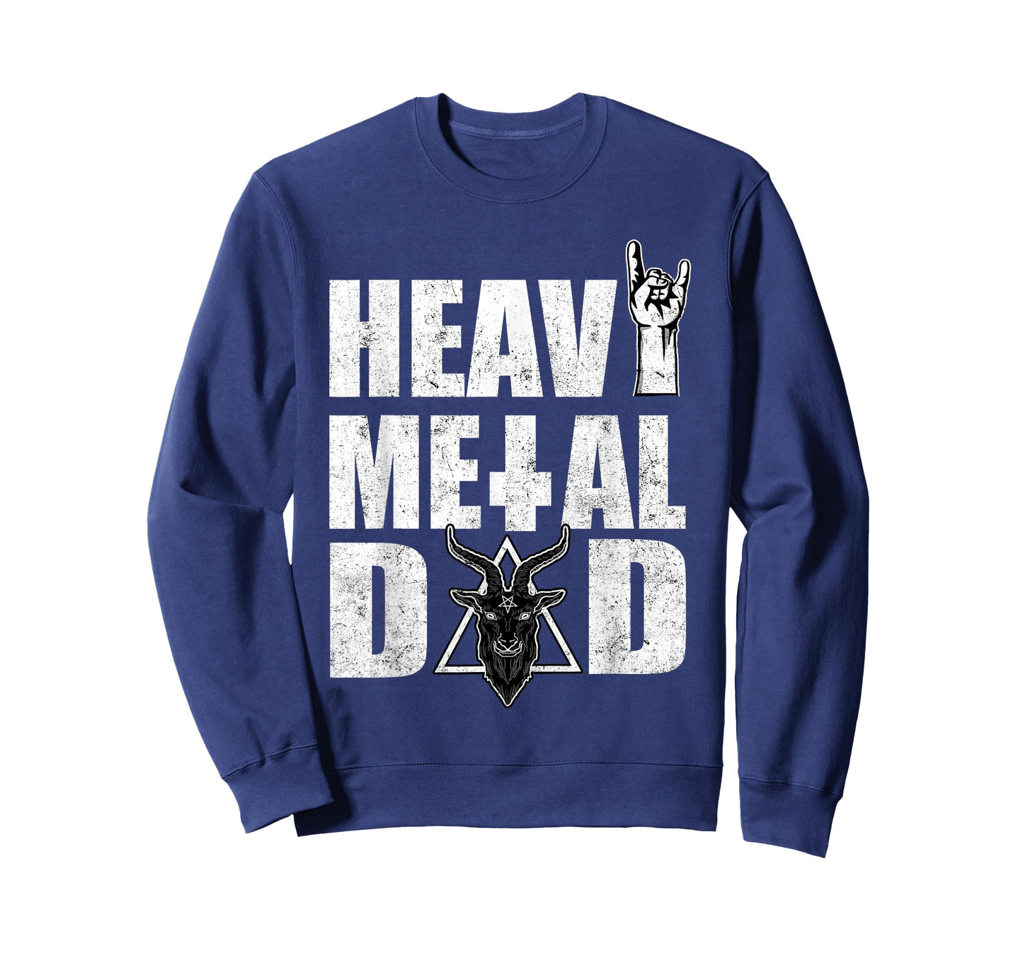 Heavy Metal Dad Pentagram Metal Music Father T-Shirt