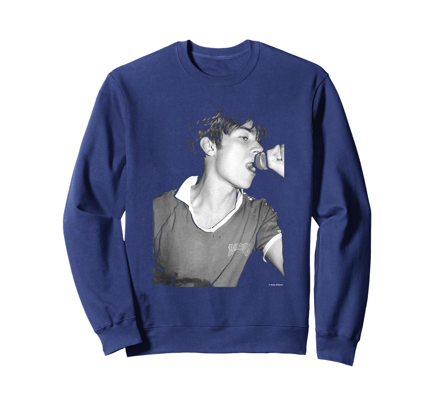 Blur Live Damon Albarn 1993 by Andy Willsher T-Shirt