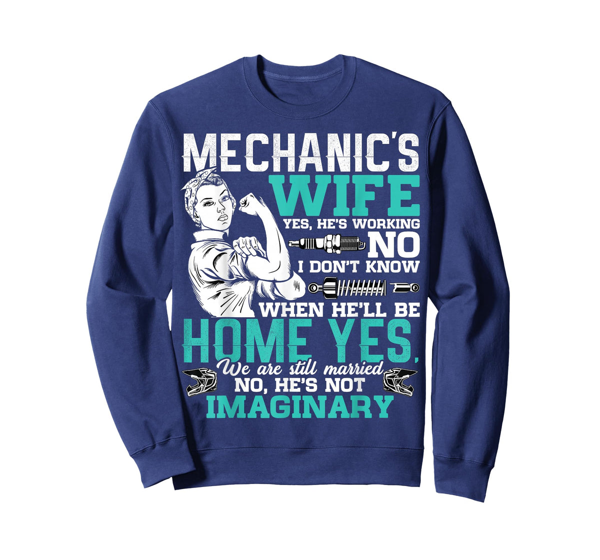 Mechanic Wife Funny Auto Car Mechanic's Wife Women T-Shirt