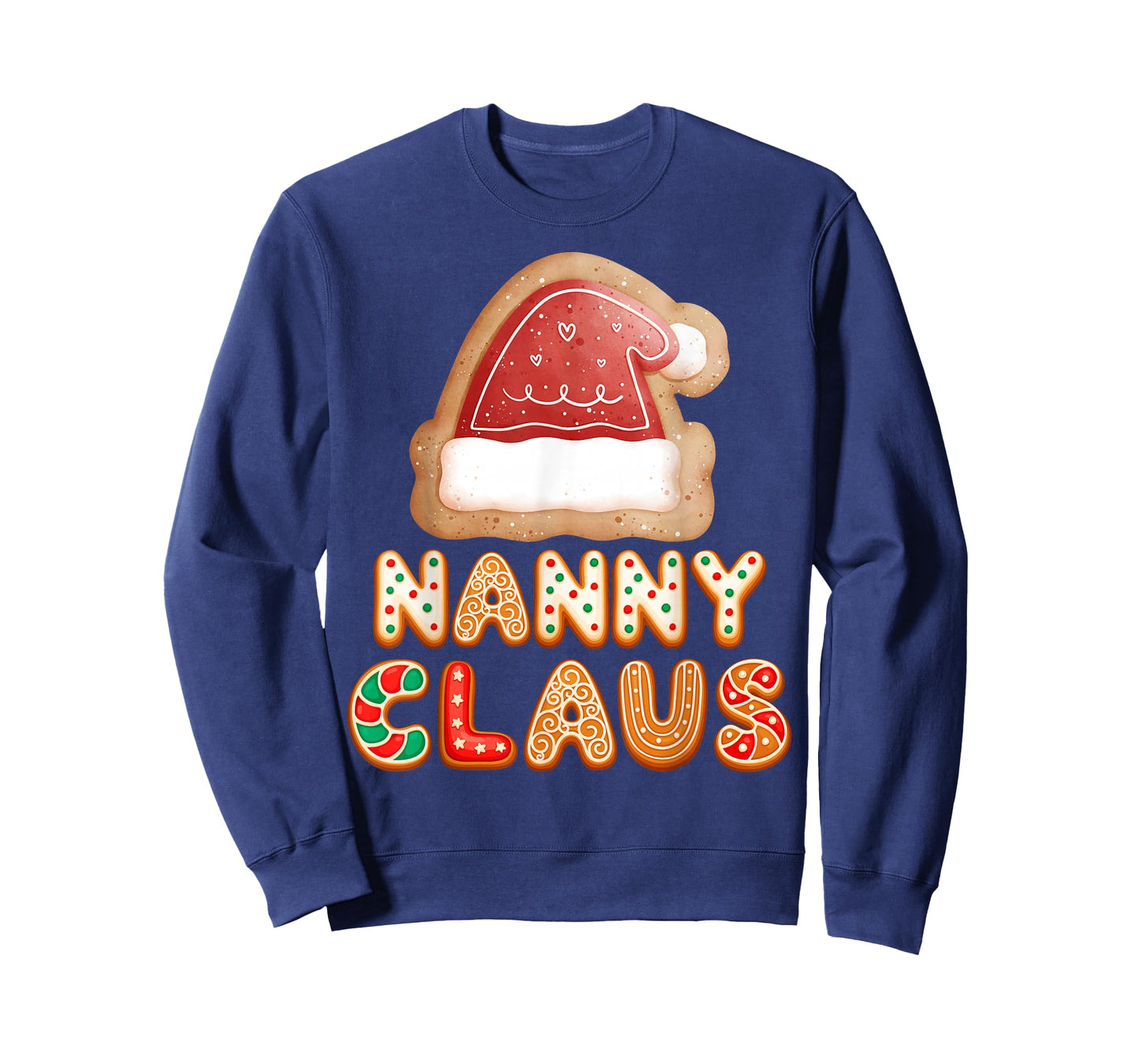 Christmas Cookies Baking Nanny Claus Family Matching Pajama T-Shirt