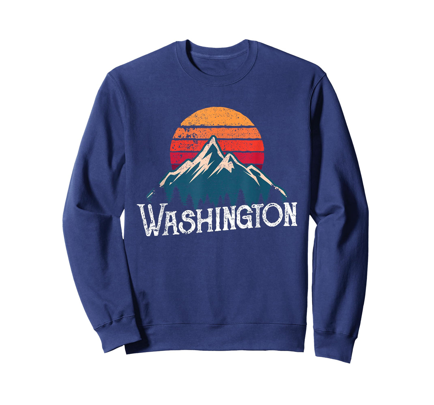Retro Washington WN Mountains State Outdoor T-Shirt T-Shirt