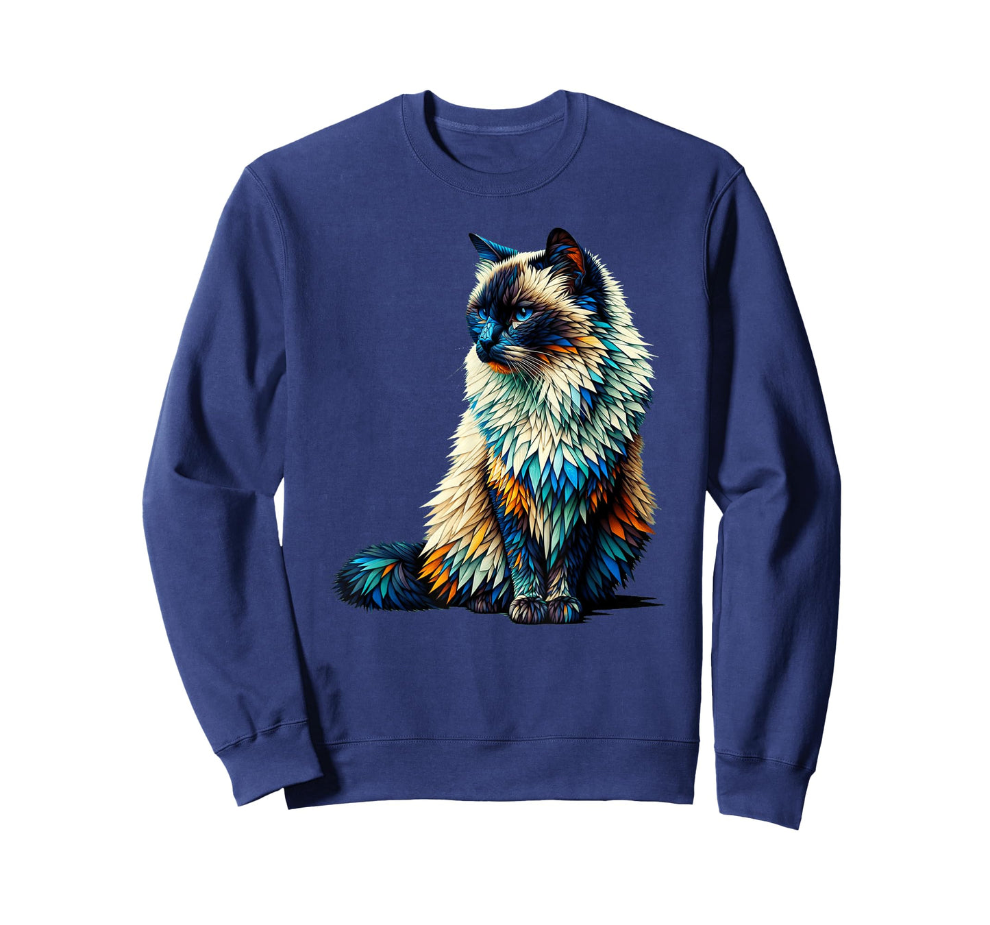 Polygon Art Siamese Cat Siamese Cats T-Shirt