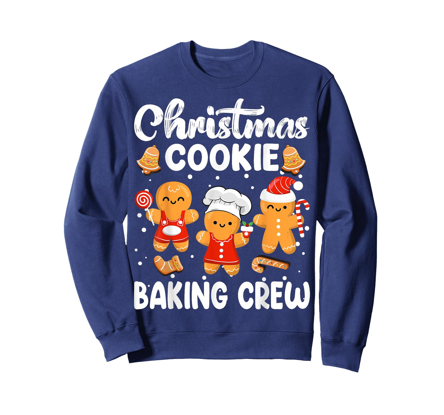 Cookie Baking Crew Gingerbread Christmas Family Matching T-Shirt