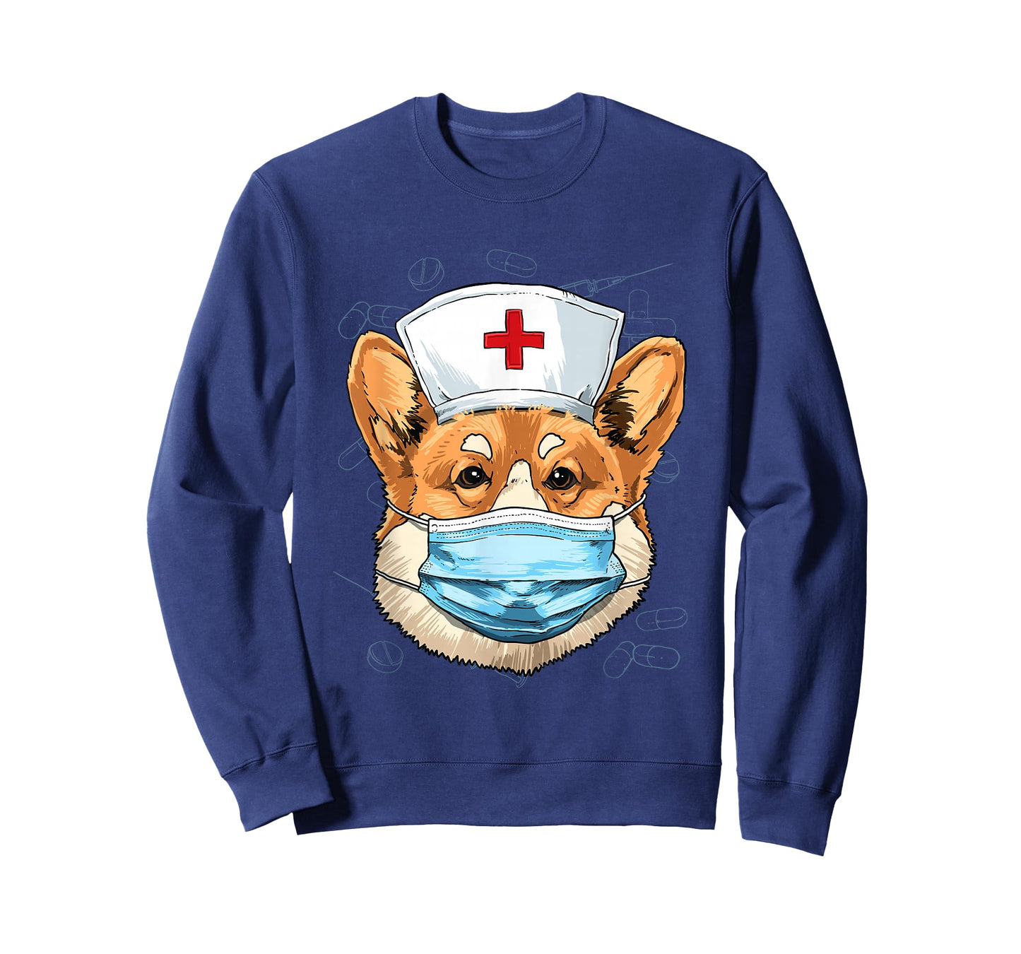 Corgi Dog Nurse RN Nursing School Graduation T-Shirt