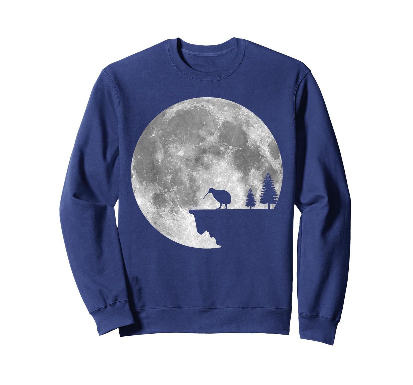 Great Kiwi Bird Moon Design Nature Kiwis T-Shirt