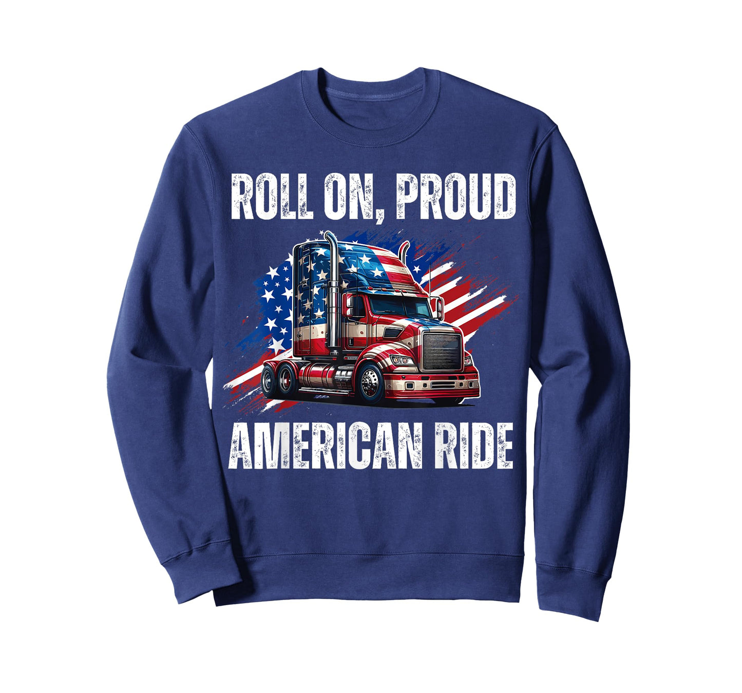 Roll On Ride 18 Wheeler Trucker T-Shirt
