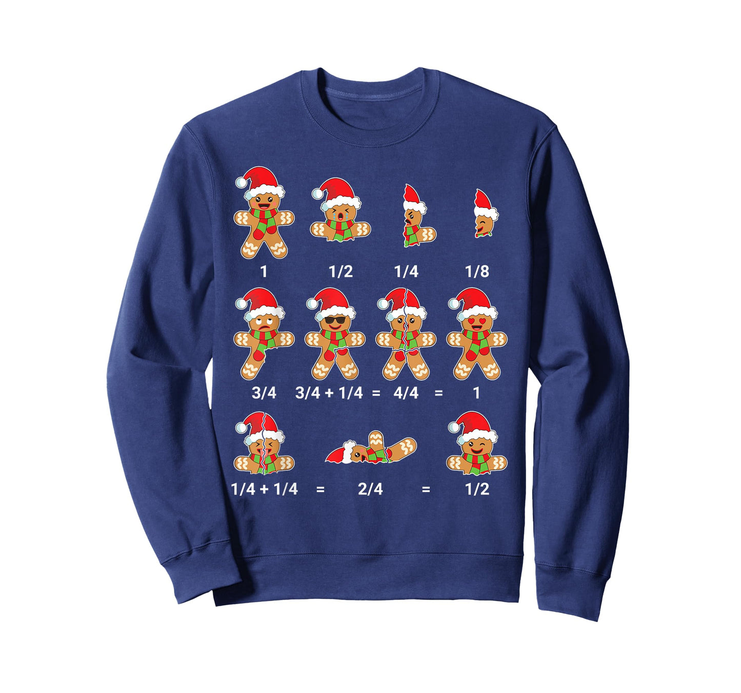 Christmas Math Shirt Men Women Kids Gingerbread Cookie T-Shirt