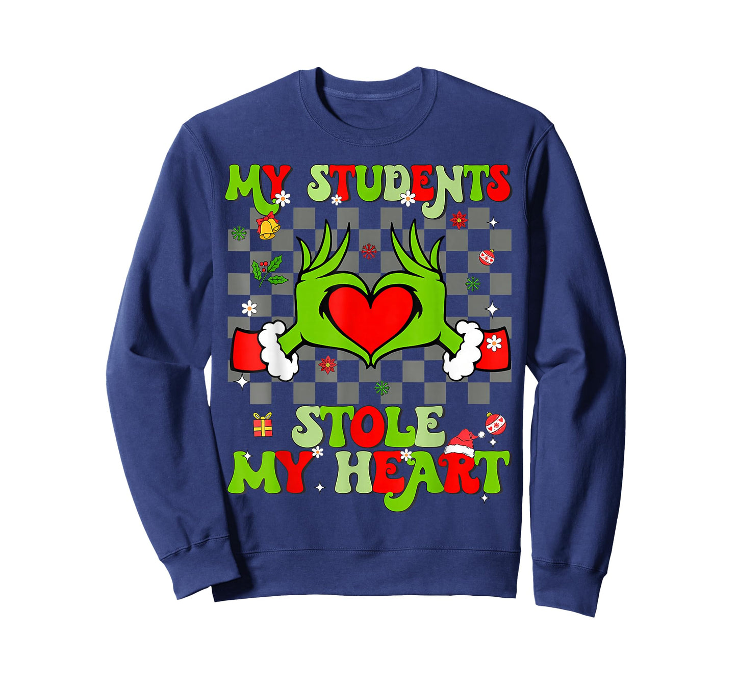 Tis The Season Christmas Funny My Students Stole My Heart T-Shirt