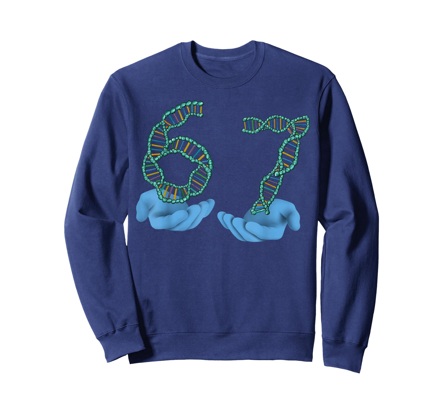 Funny 67 Number Meme DNA Replication Molecular Science Humor T-Shirt