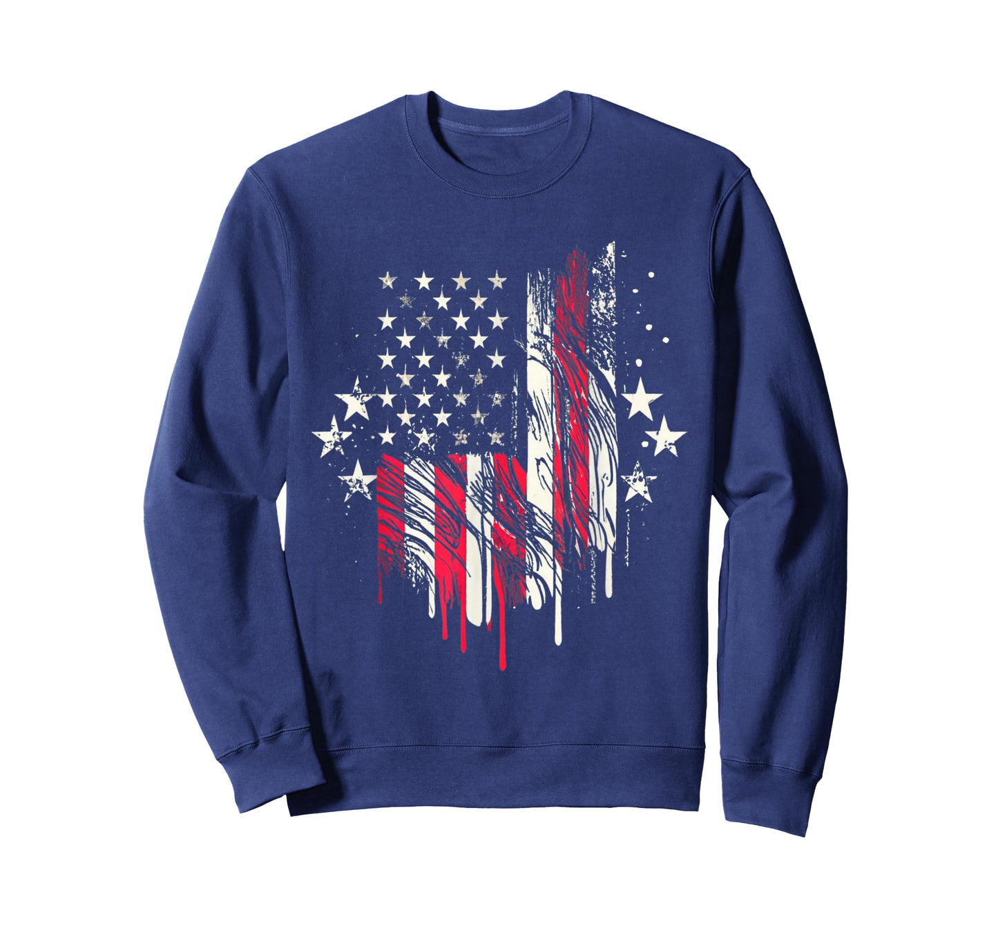 American Flag Mens USA Toddler American Flag 4th of July T-Shirt