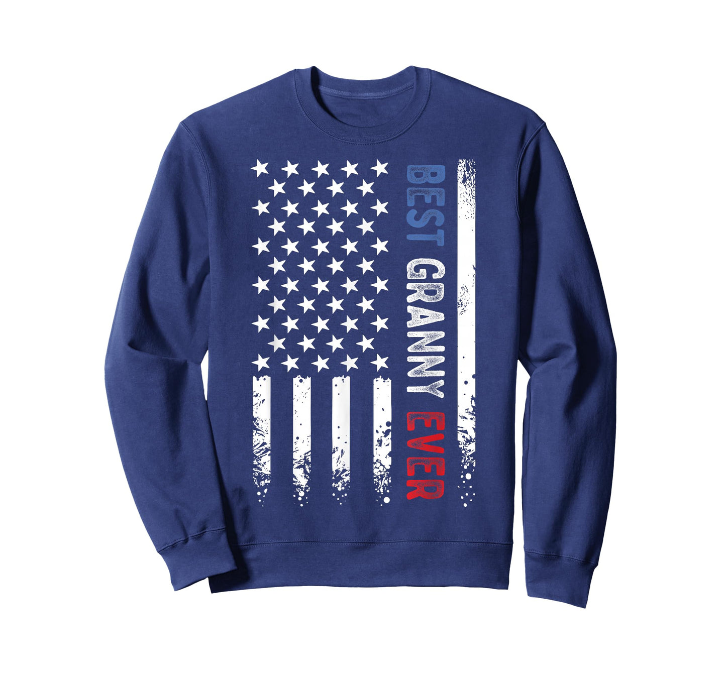 Mother's Day Best Granny Ever American Flag Patriotic T-Shirt