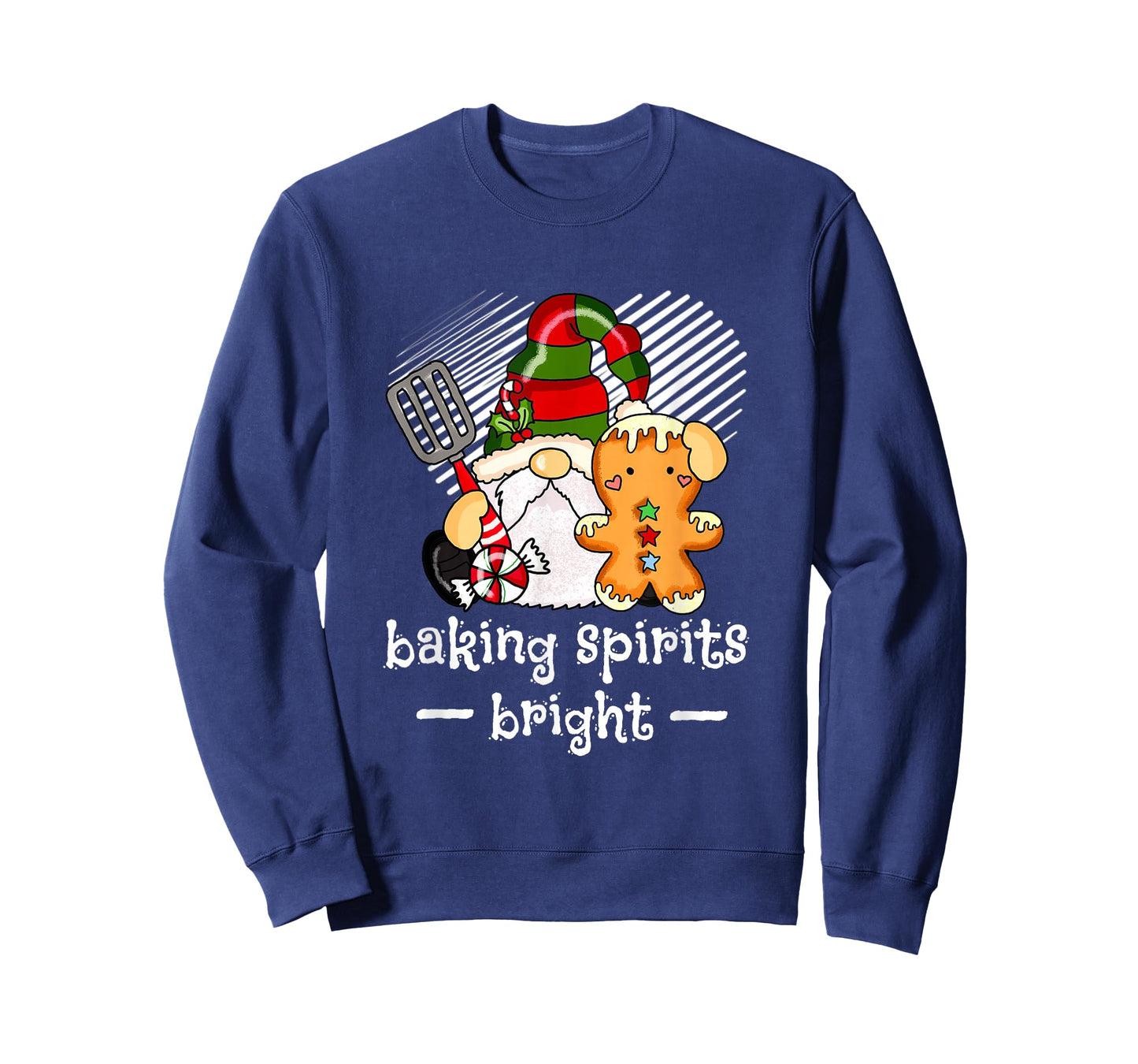 Christmas Gnome Baking Spirits Bright T-Shirt
