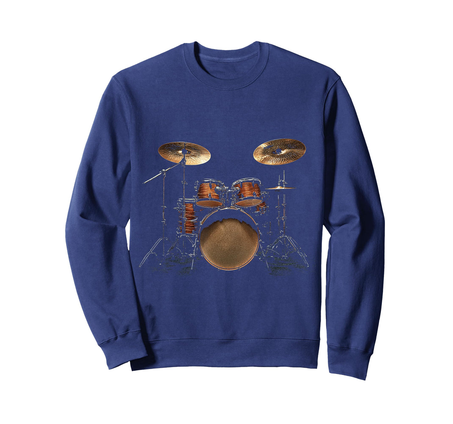Drumset Music Instrument Graphic Art Drumset T-Shirt