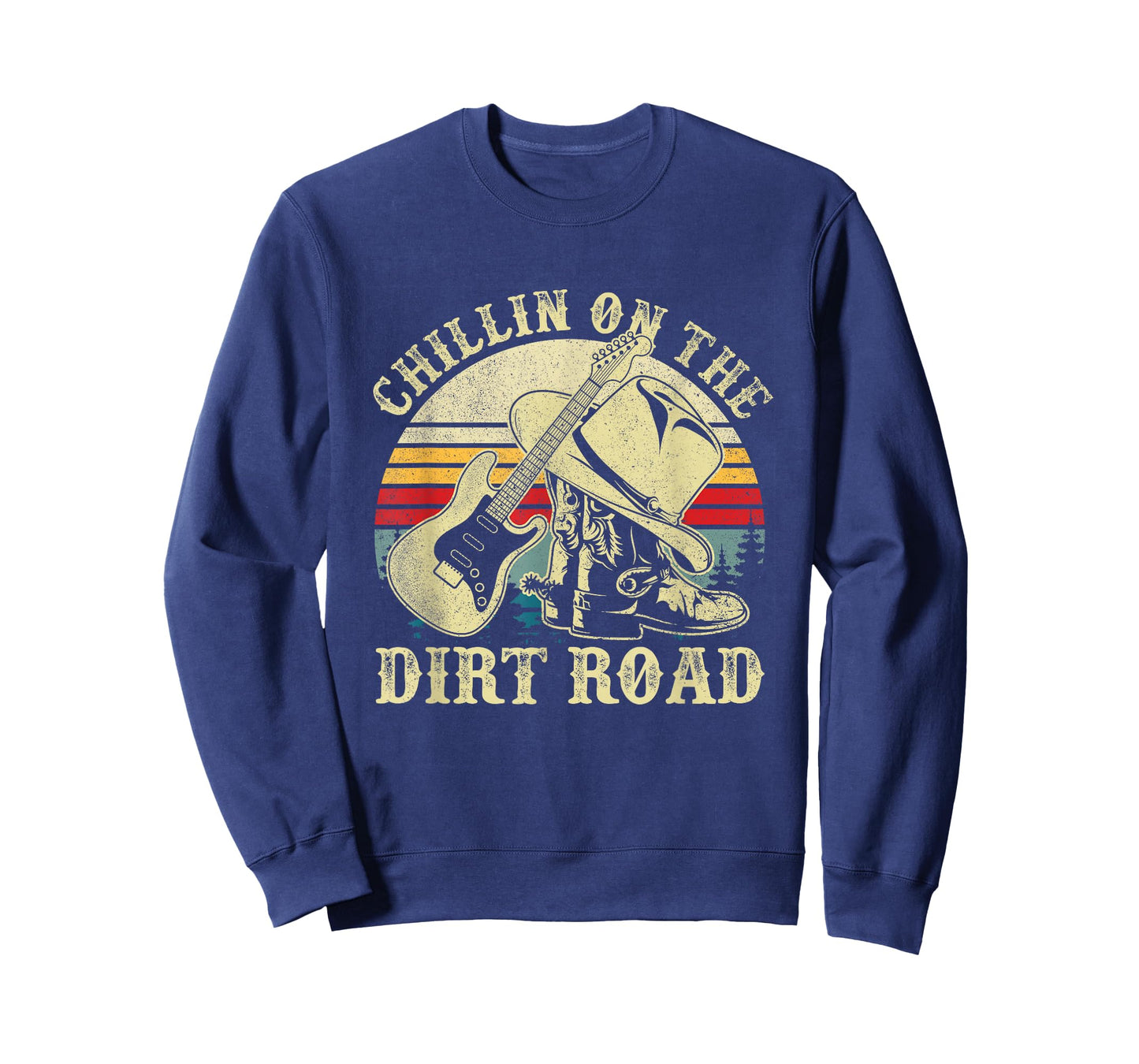 Chillin On The Dirt Road Western Life Rodeo Country Music T-Shirt
