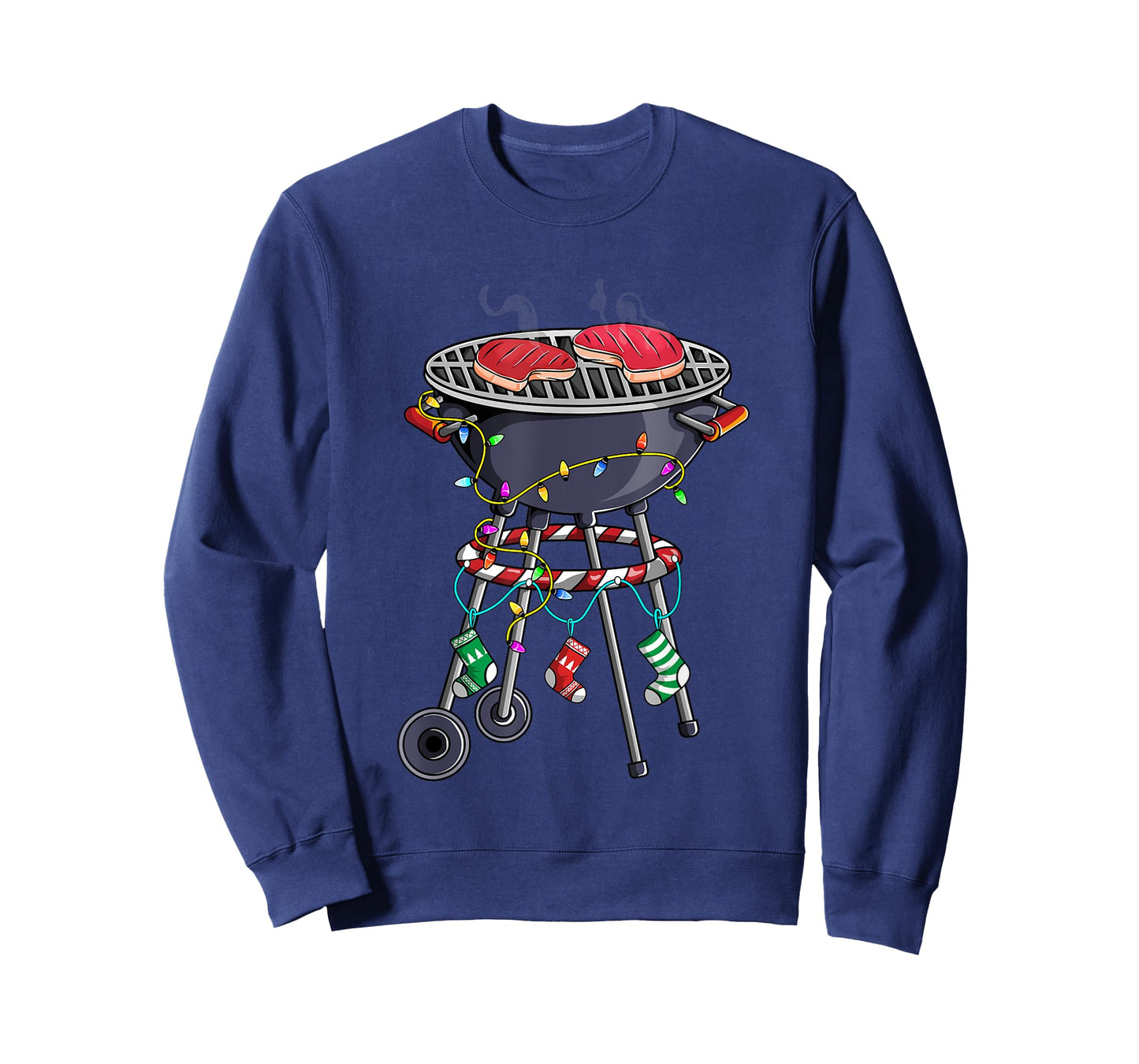 Christmas Grill Design For Holiday Themed Christmas BBQ T-Shirt