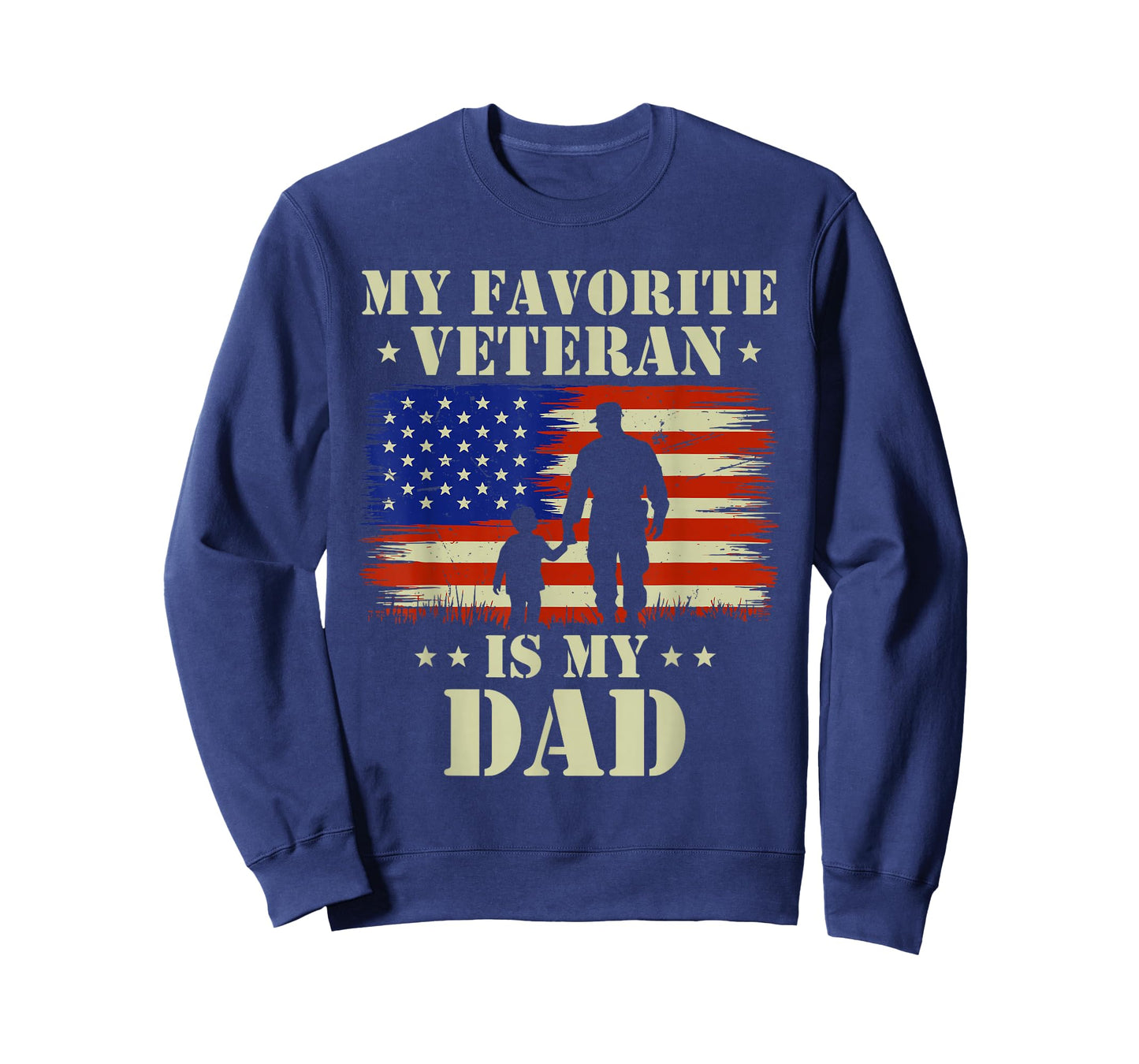 Father Veterans Day My Favorite Veteran is My Dad Proud Kids T-Shirt