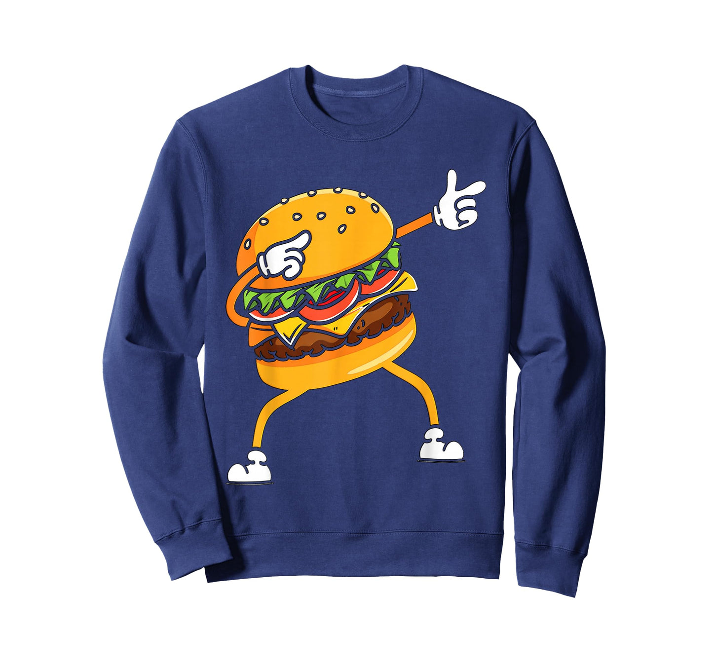 Funny Hamburger Dab Art Kids Men Women Cheeseburger Lover T-Shirt