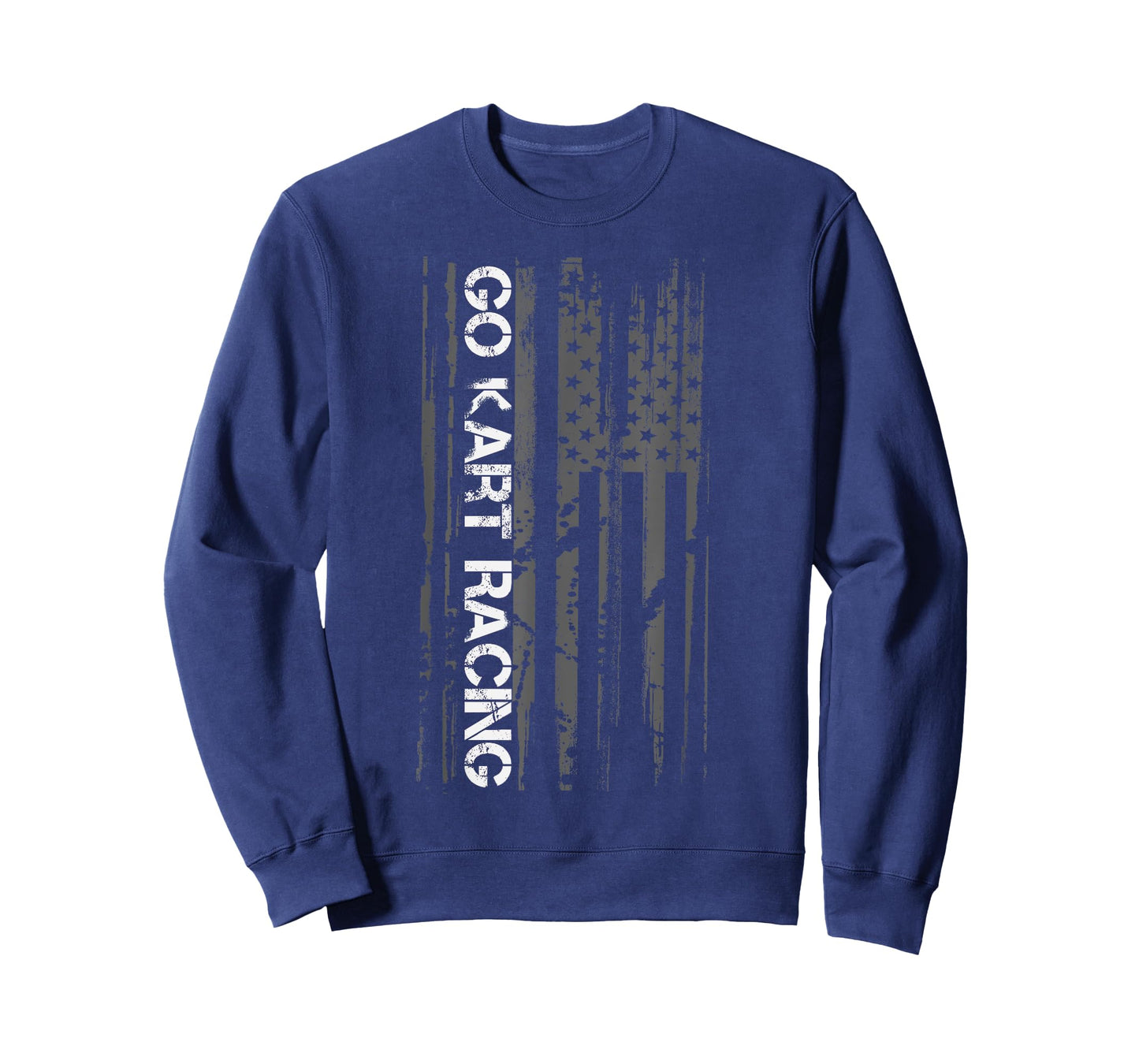 Go Cart Racer American Flag Patriotic Go Kart Racing T-Shirt
