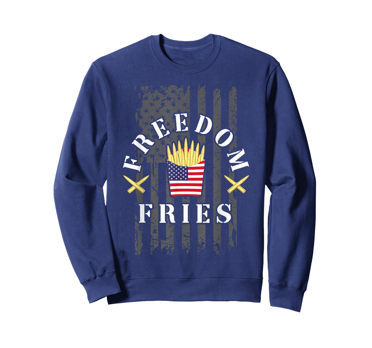 Funny Patriotic Freedom Fries 2nd Amendment Freedom Fries T-Shirt