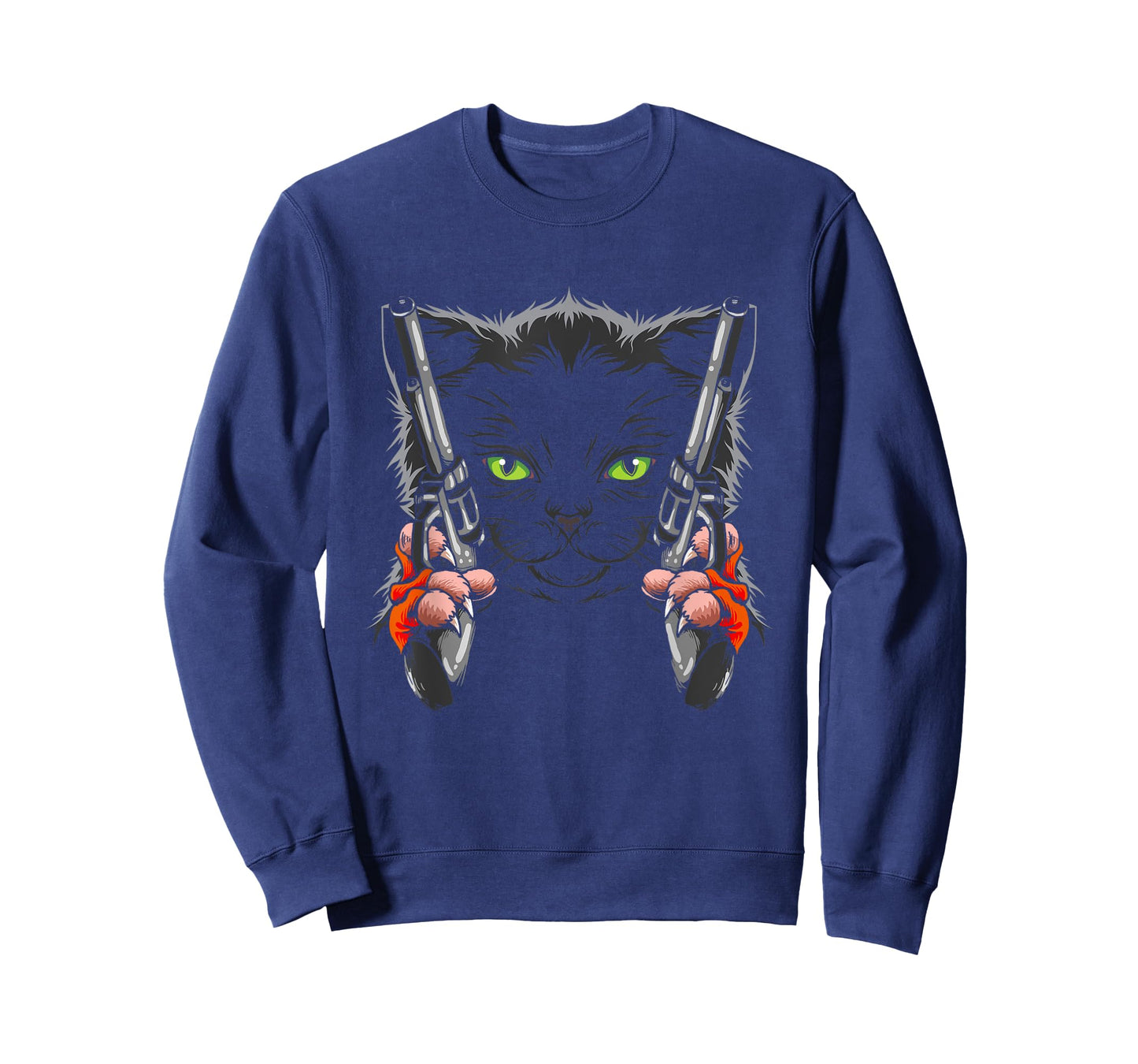 Cat with Gun - Gun Kitty - Gunning for Kitties - Funny Cat T-Shirt