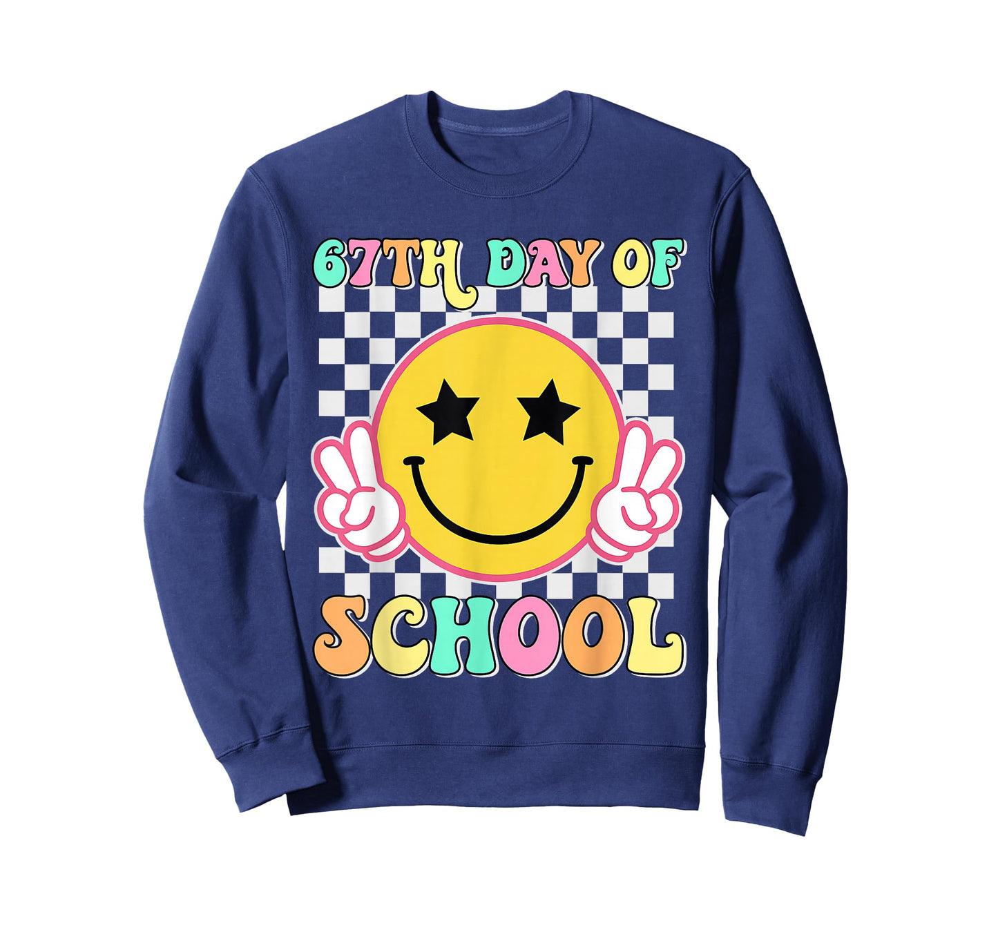 67th Day of School 100th Day Teacher Kids Six Seven 67 Meme T-Shirt