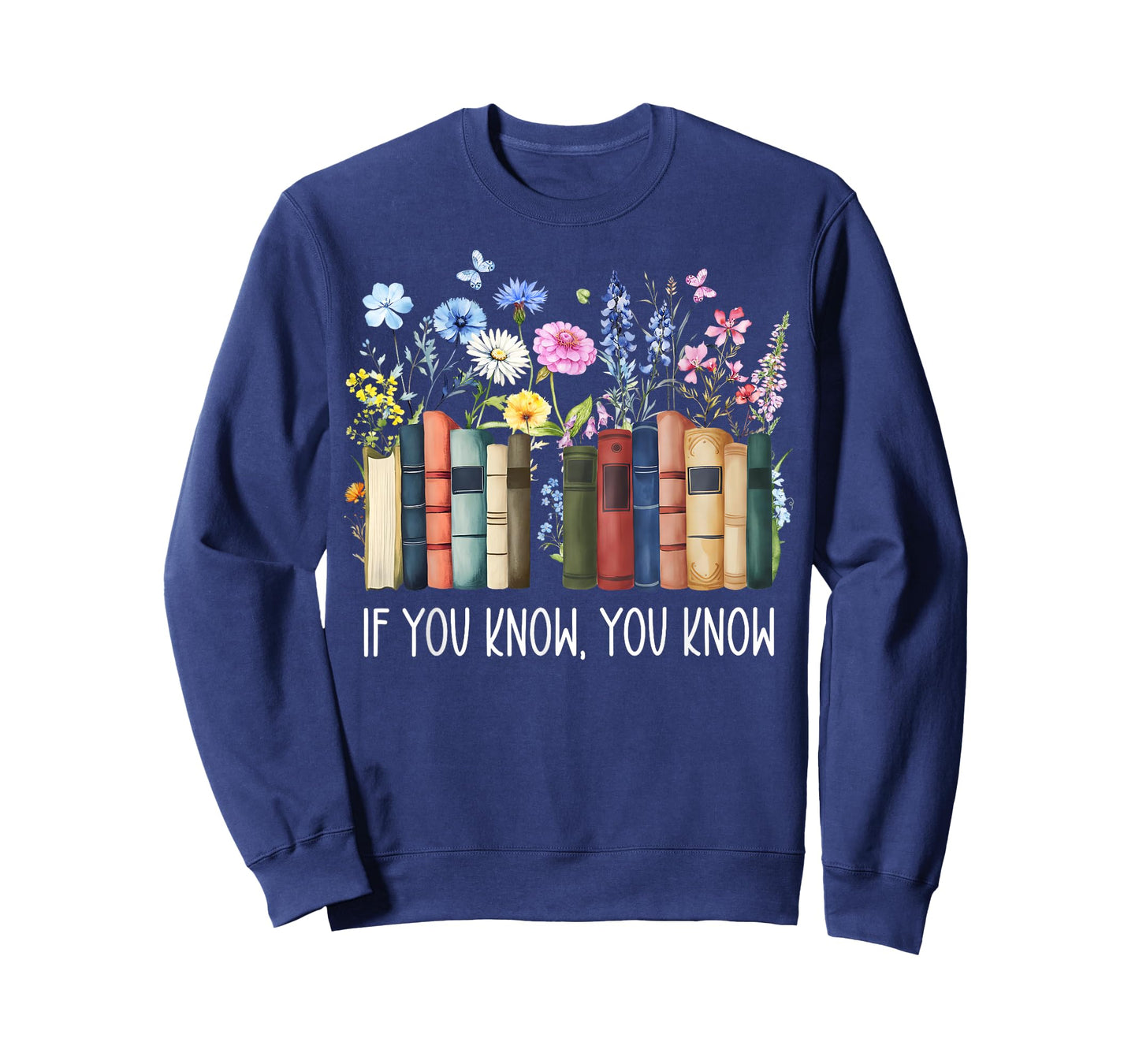 If You Know You Know 6 7 Reading Books Merry Christmas T-Shirt