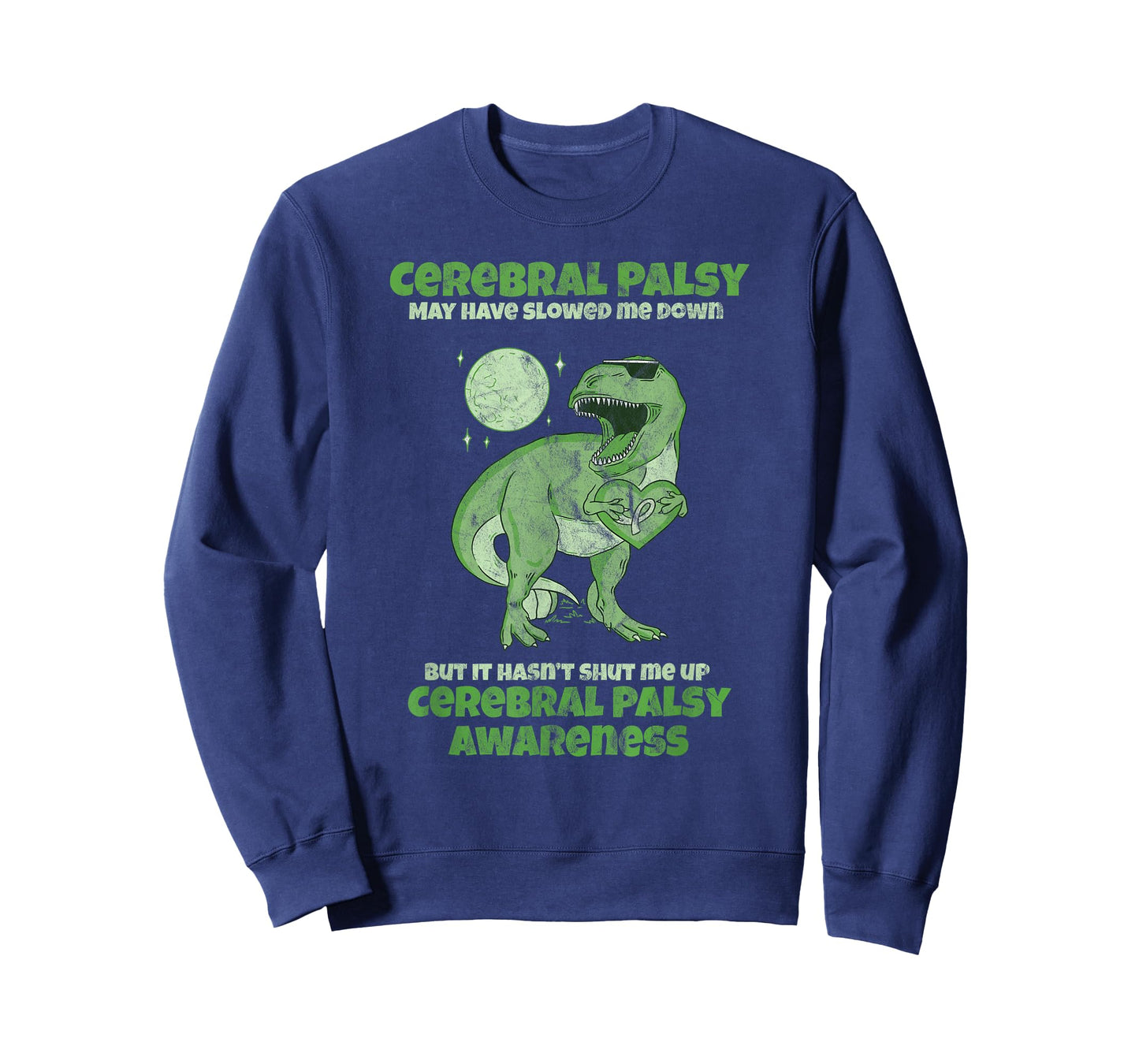 CP Brain Damage Cute Dinosaur Kids Cerebral Palsy Awareness T-Shirt