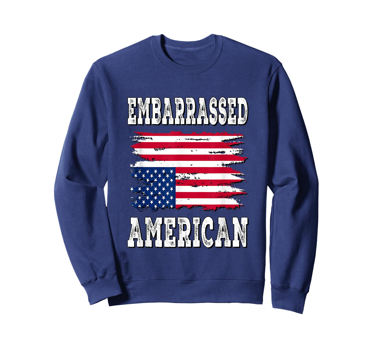 Embarrassed American - Distressed T-Shirt