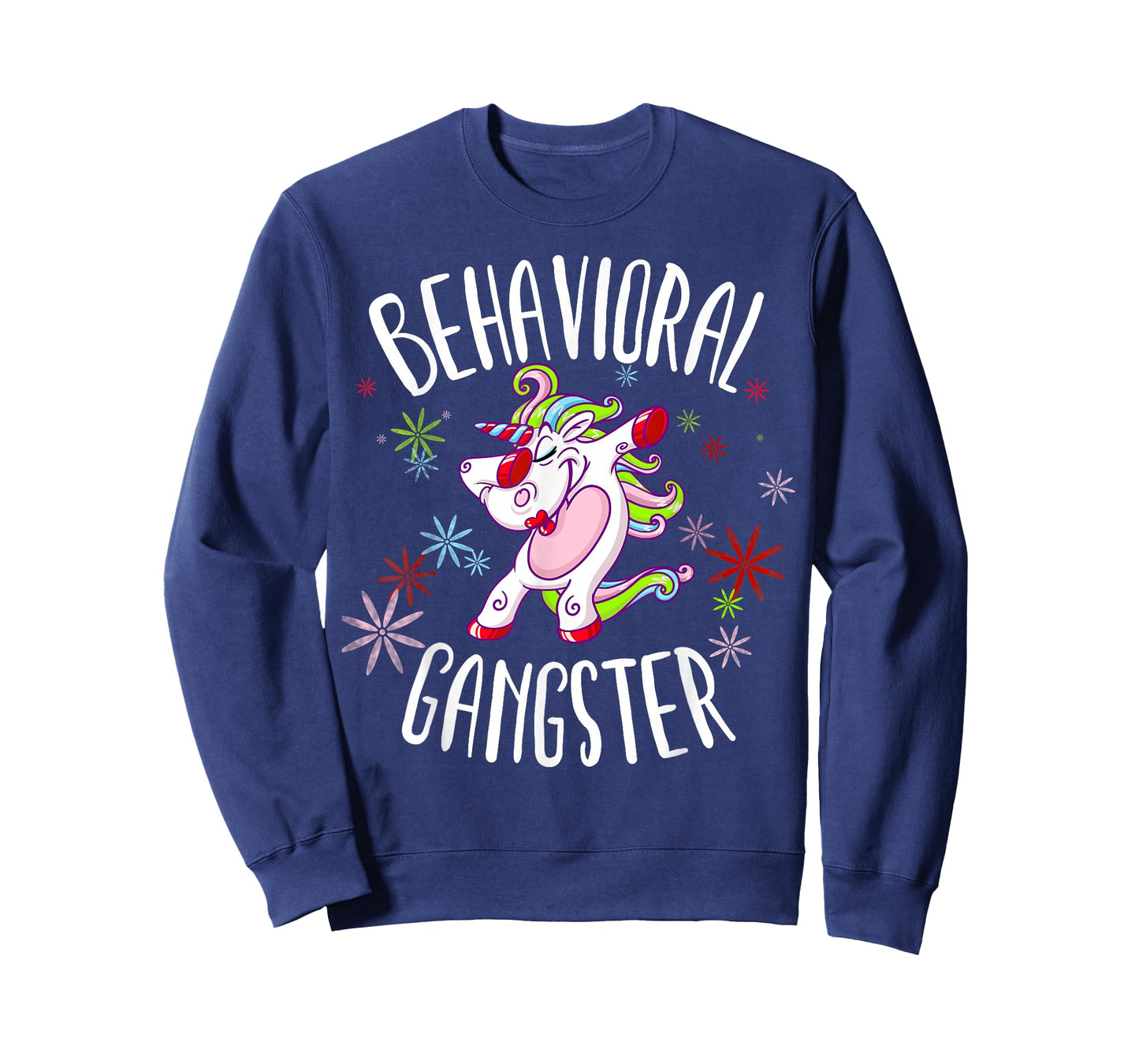 Behavioral Therapist Polka Dots Unicorn Gift for ABA Therapy T-Shirt
