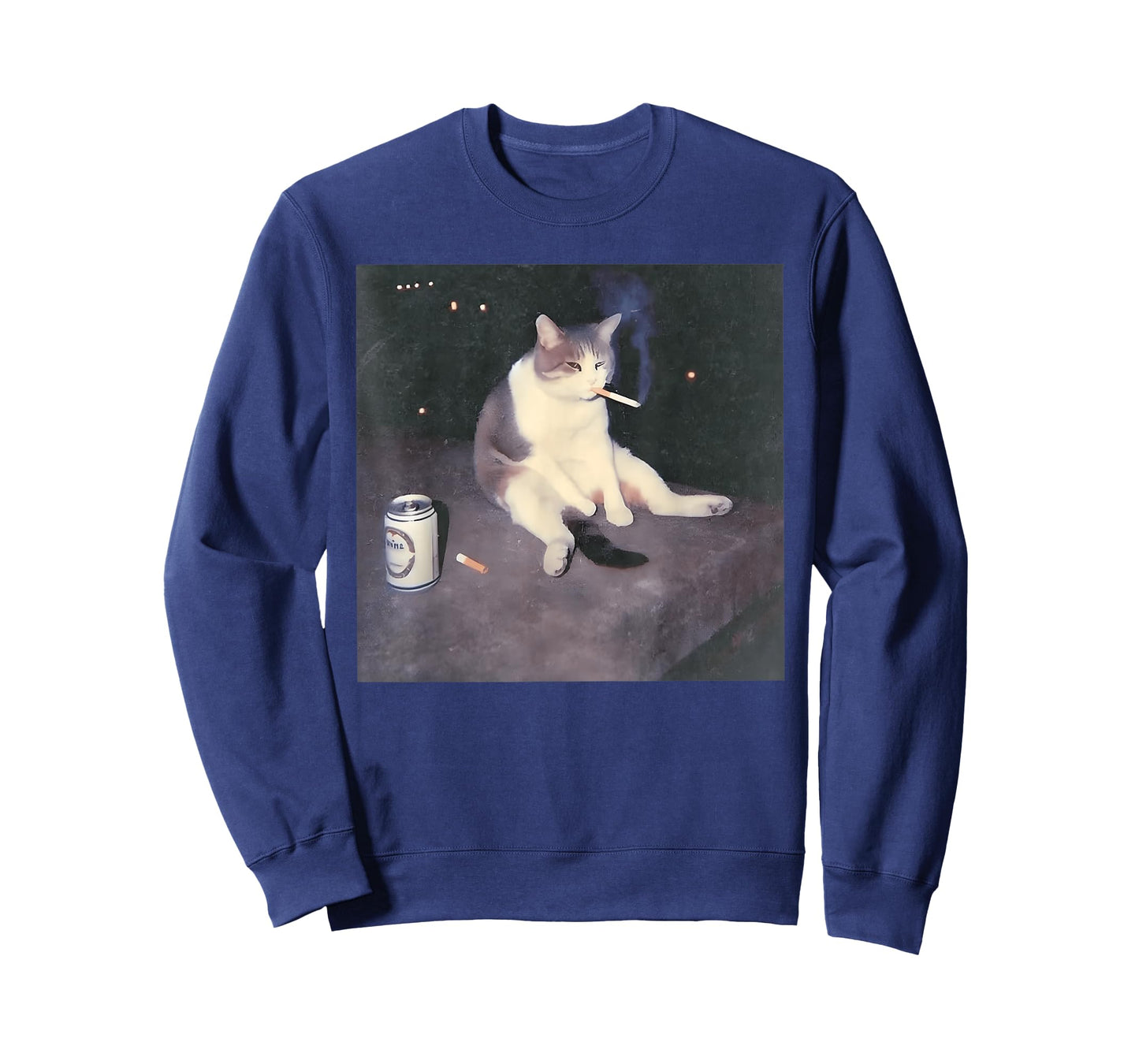 Funny Smoking Cat Meme T-Shirt