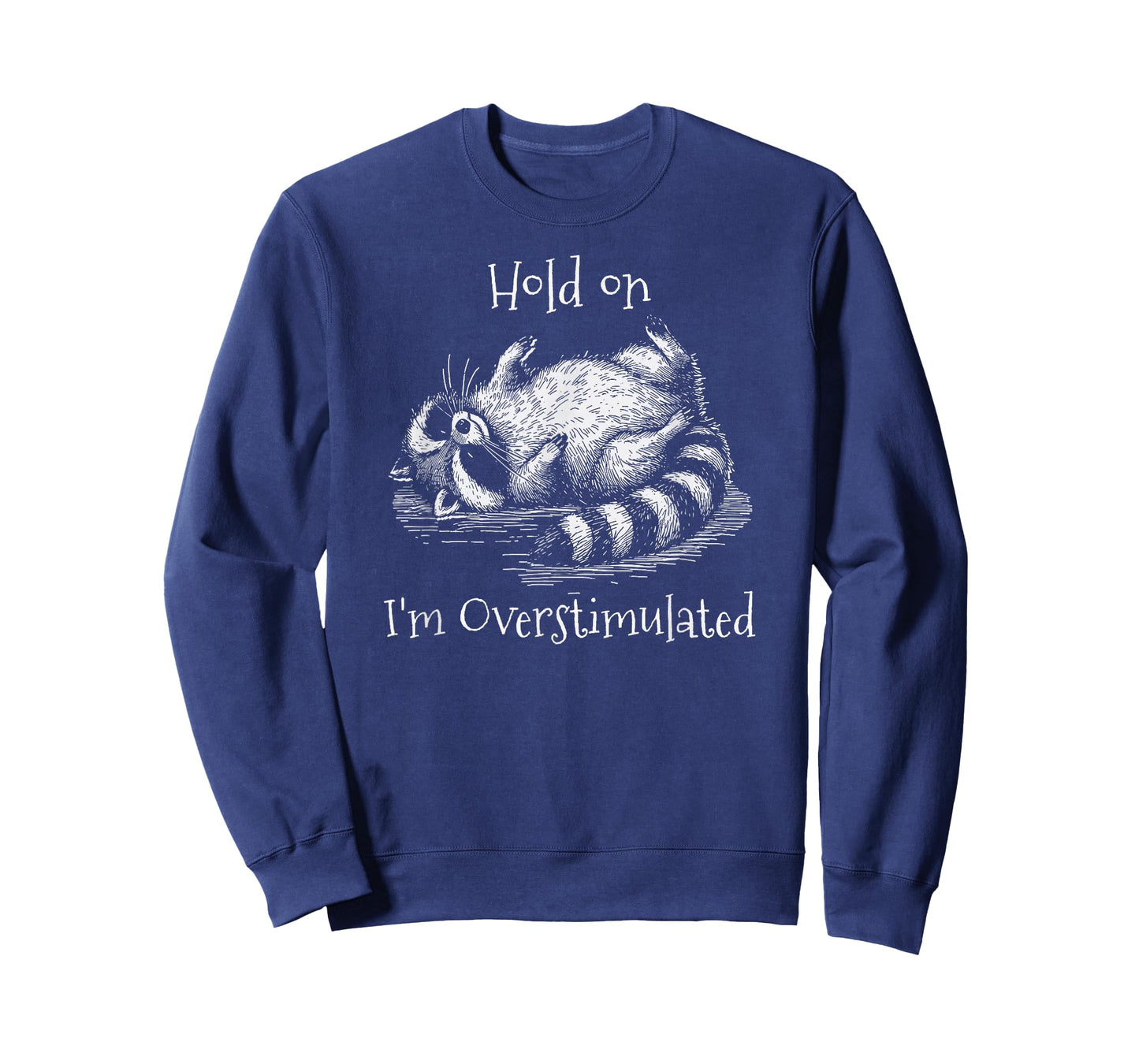 Overstimulated Raccoon Shirt, Hold On I'm Overstimulated T-Shirt