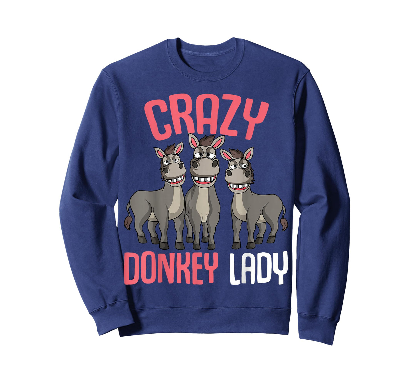 Crazy Donkey Lady Donkey Lover Women T-Shirt