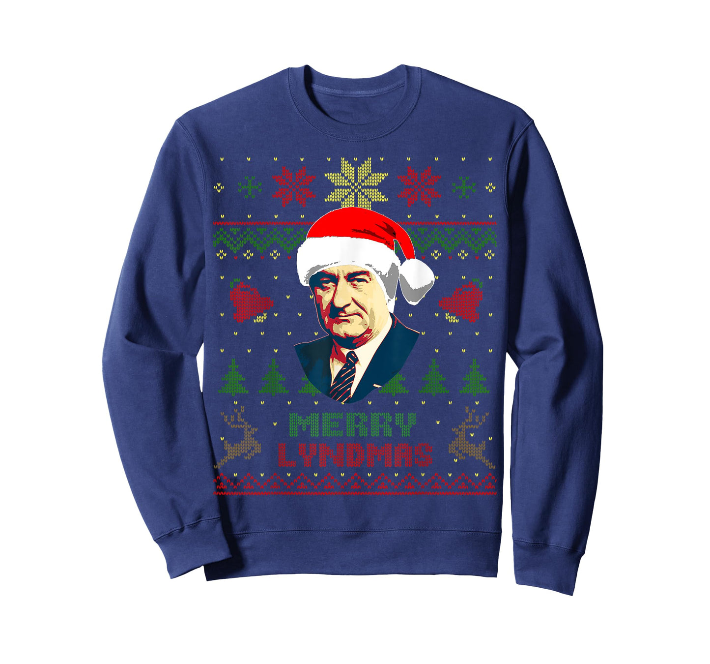 Lyndon B. Johnson President Funny Christmas T-Shirt
