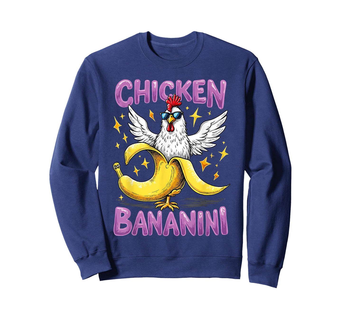 Chicken Bananini Funny Banana Chicken Cool Farm Animal Art T-Shirt