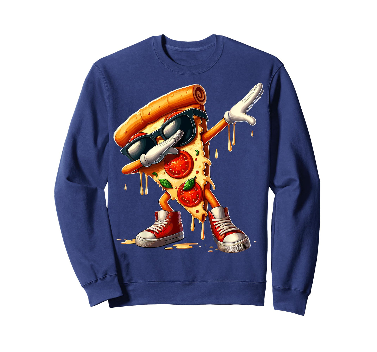 Cool Dabbing Pizza Design For Boys Girls Kids Pizza Lover T-Shirt