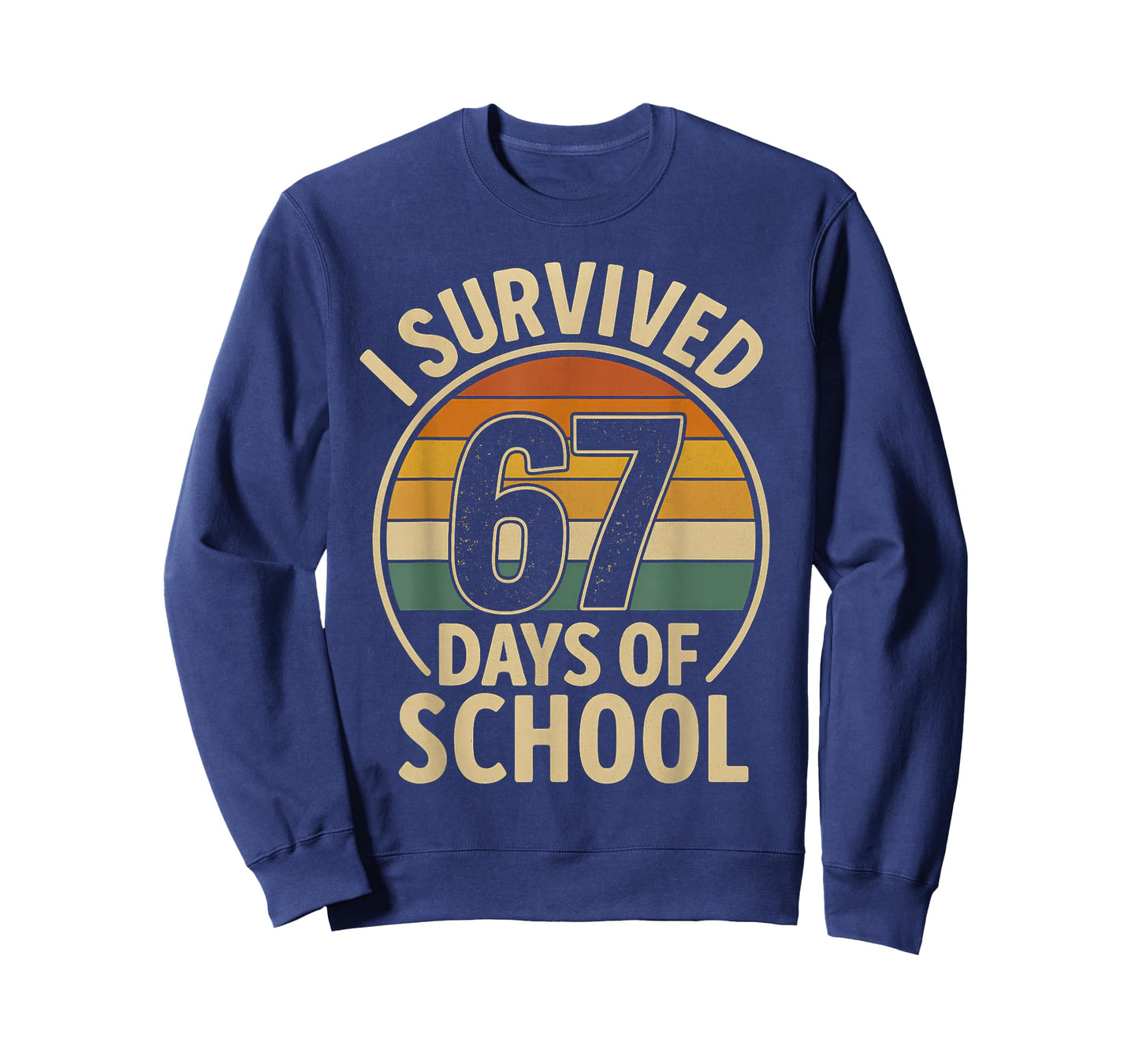 I Survived 67 Days of School Six Seven Meme Students Teacher T-Shirt