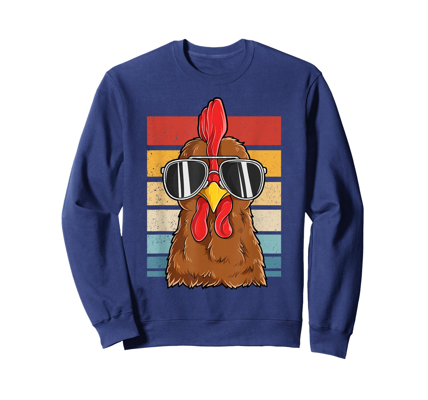 Cool Rooster Chicken Wearing Sunglasses Vintage Chicken Hen T-Shirt