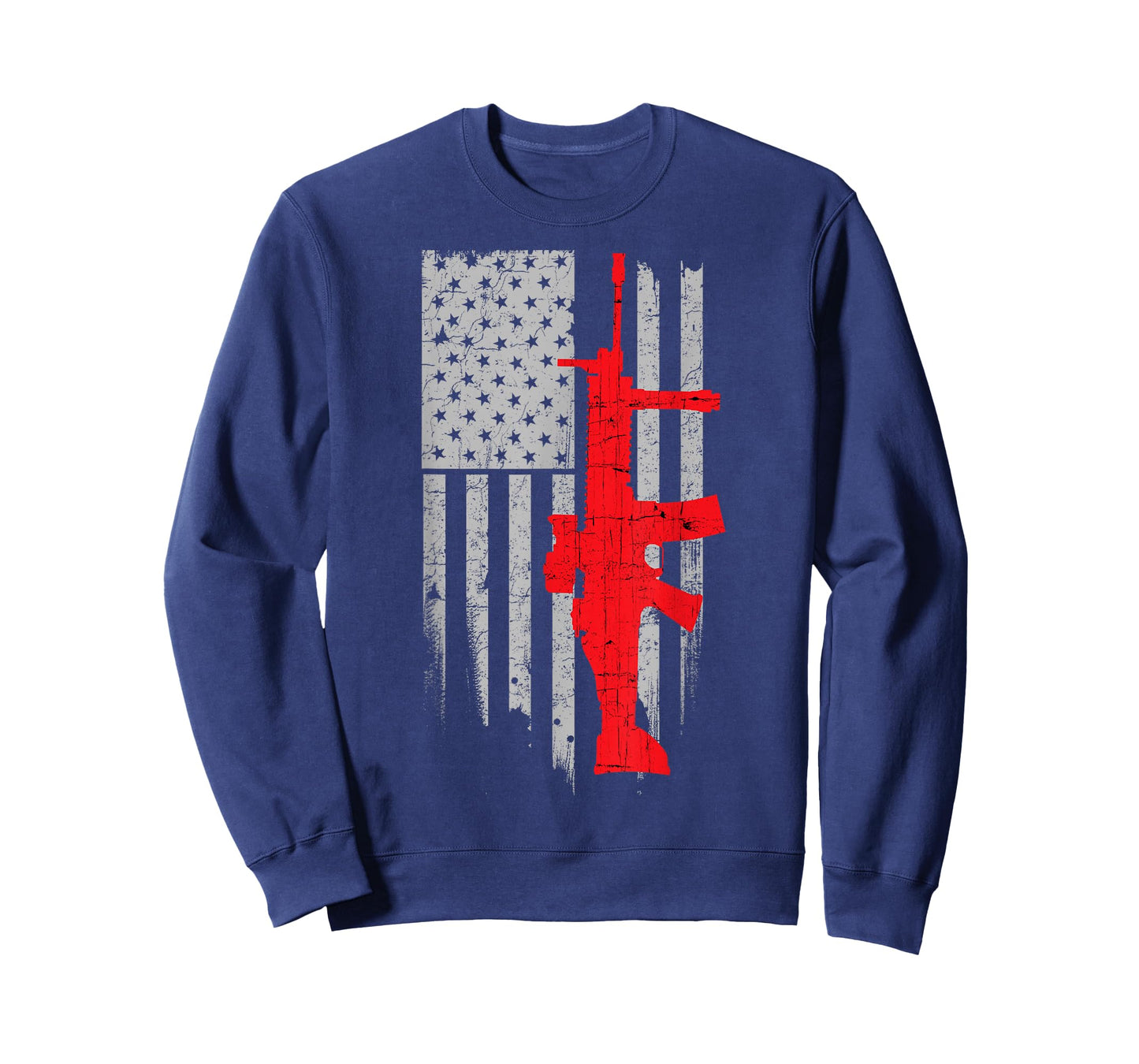 FN SCAR Stars & Stripes Flag Shirt Red T-Shirt