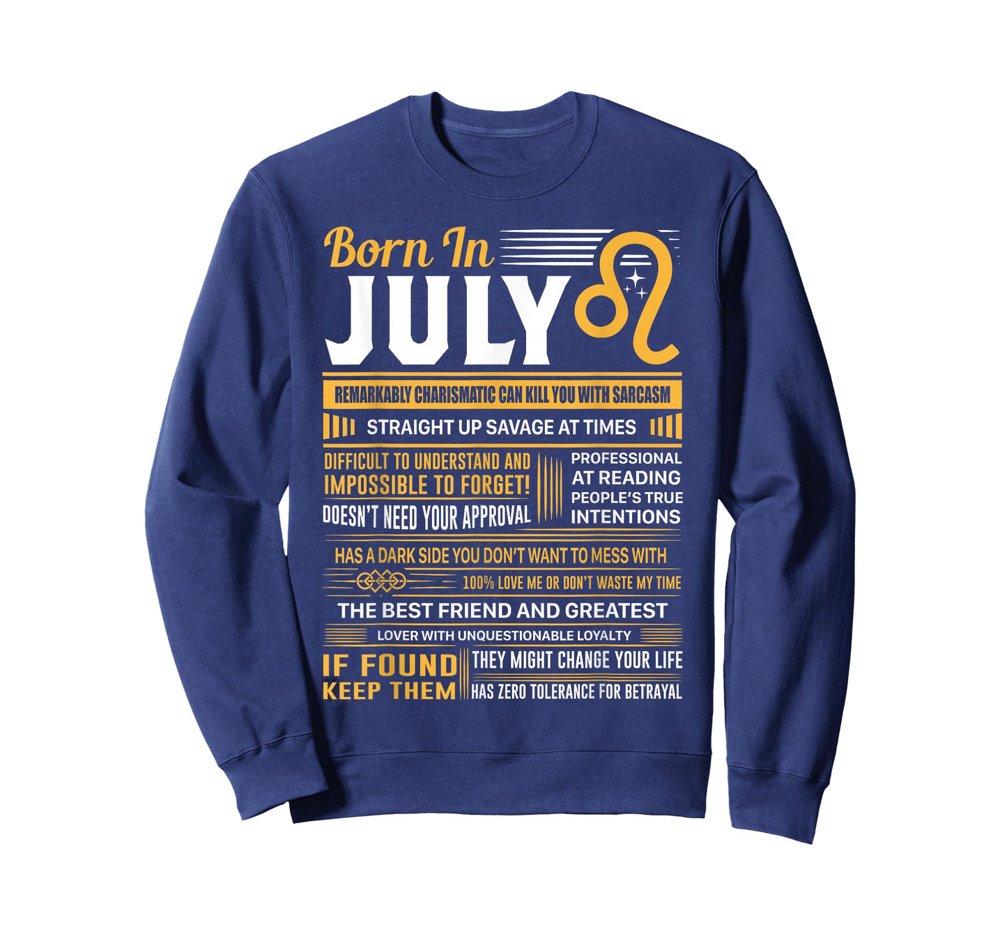 Leo Birthday Gifts - Born In July Leo T-Shirt T-Shirt