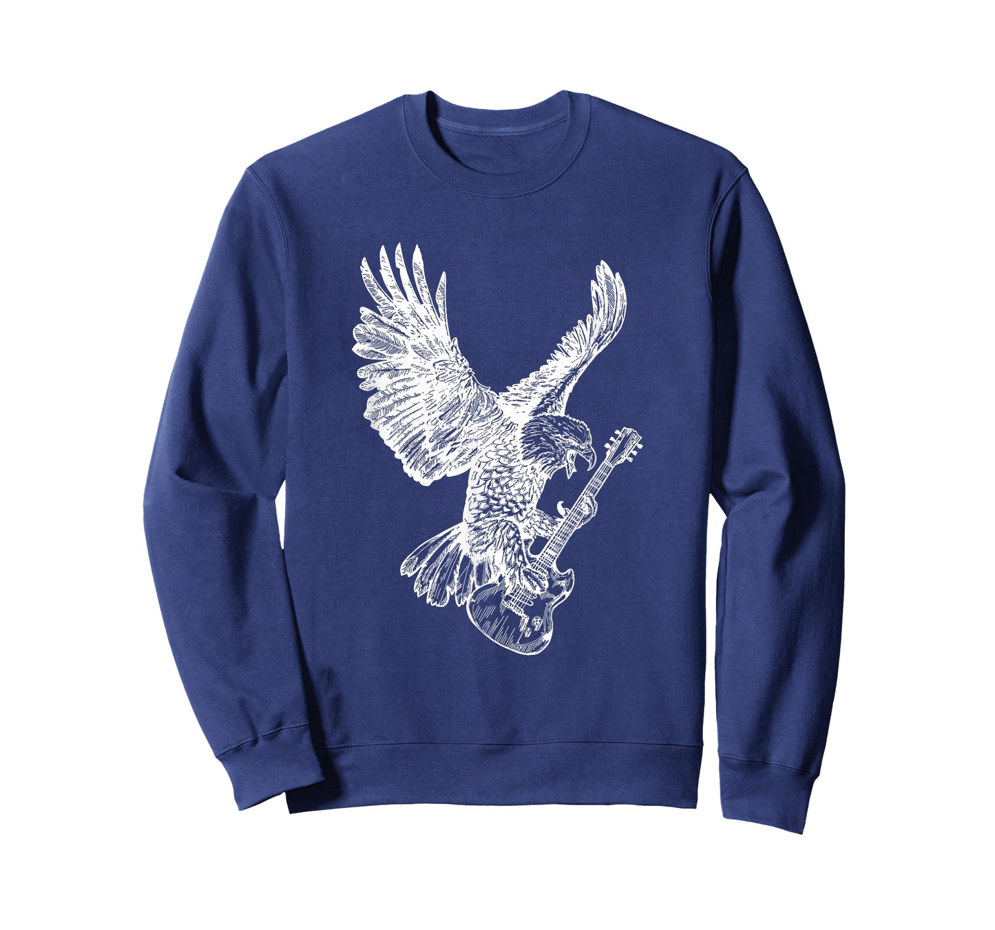 SEEMBO Eagle Playing Guitar Guitarist Musician Music Band T-Shirt