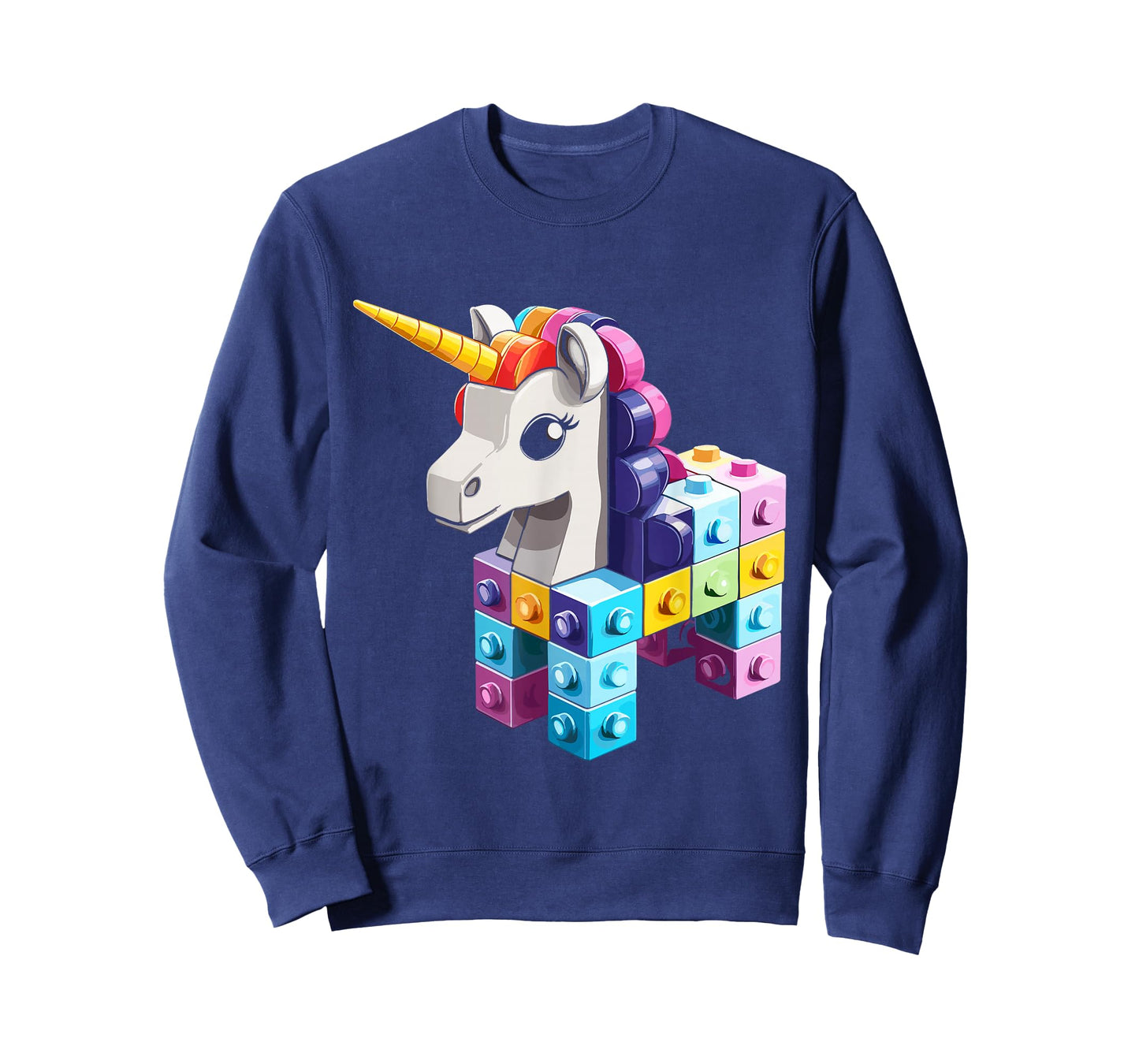Master Builder Bricks Blocks Play Toys Unicorn T-Shirt
