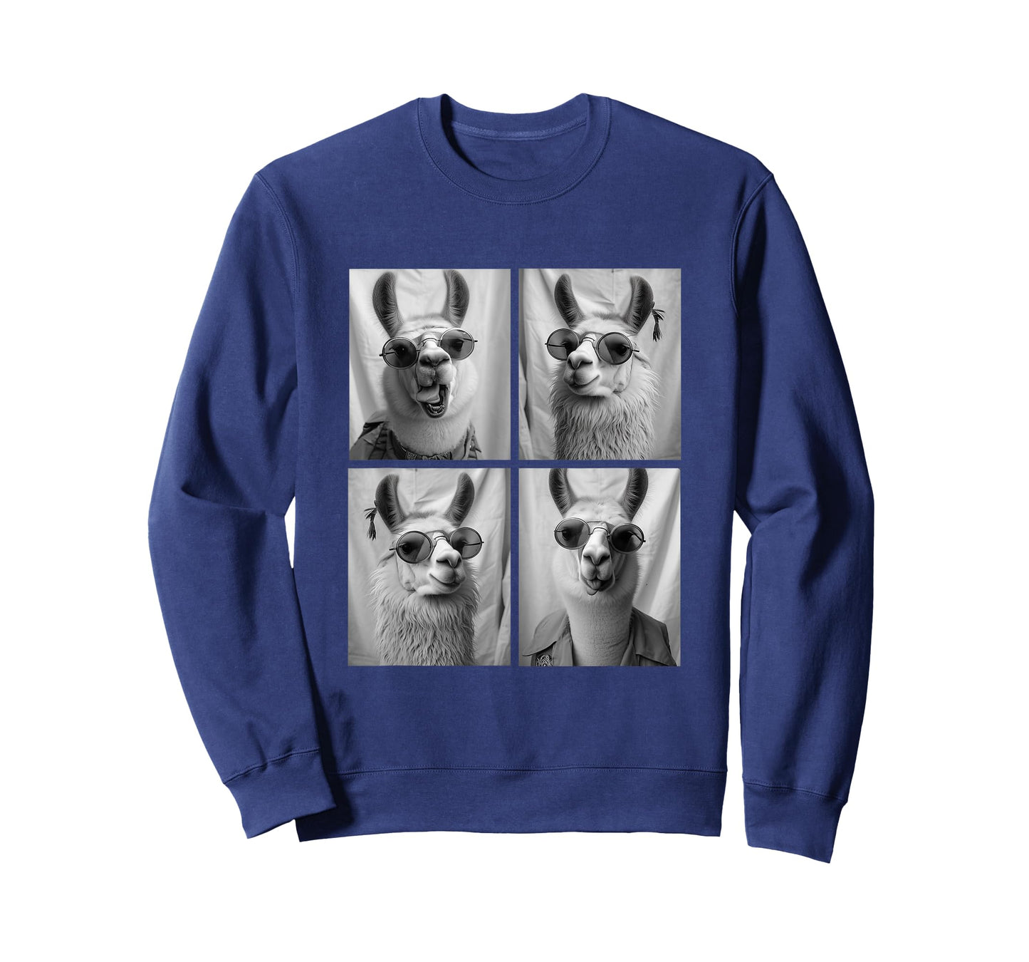 Funny Llamas with Sunglasses Zoo Safari Animals in Glasses T-Shirt