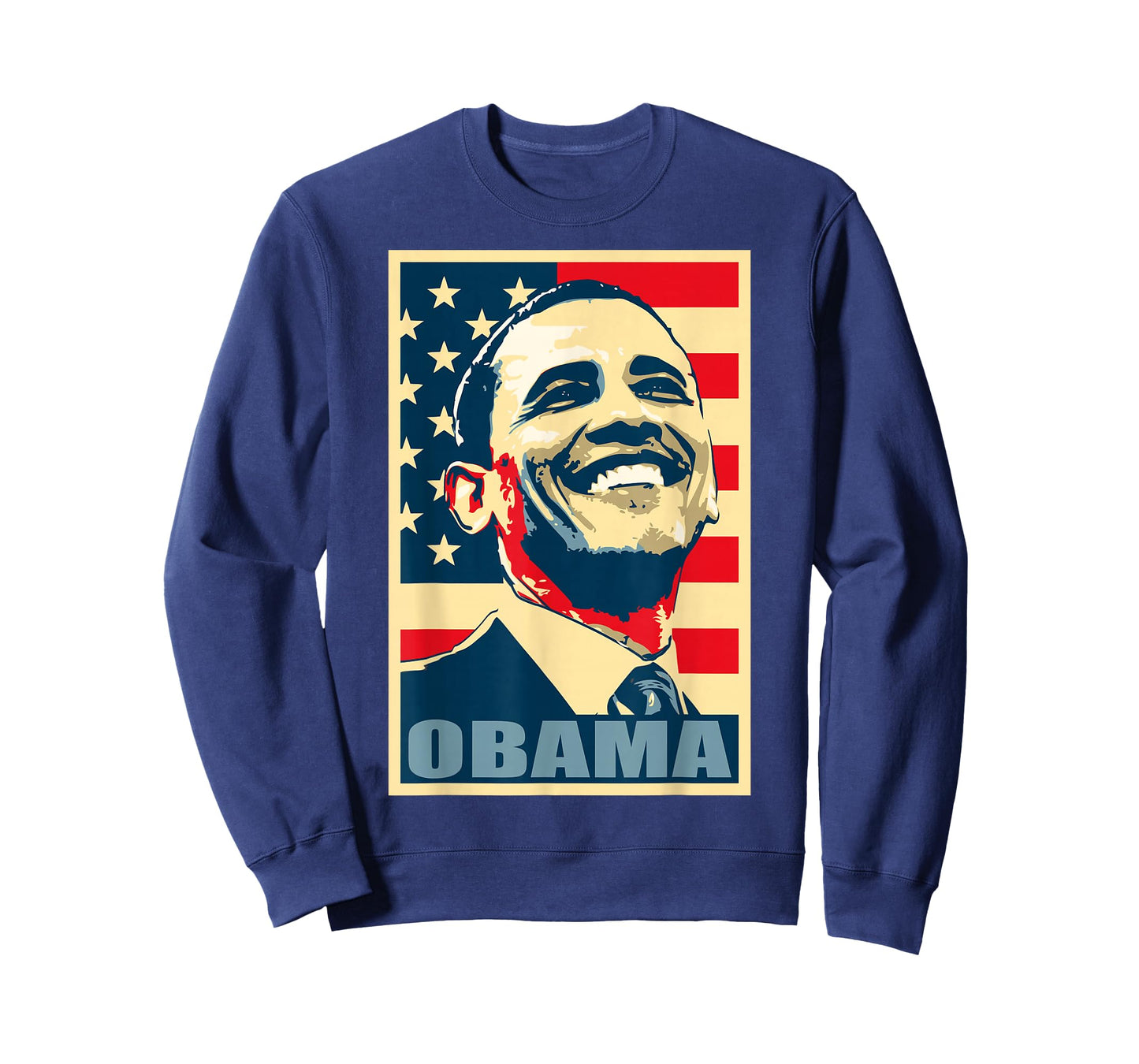 Barack Obama President 44 American Flag Happy Democrat T-Shirt
