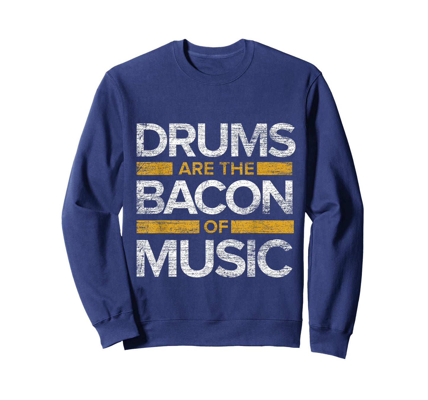 Drums are The Bacon of Music Drummer Drums T-Shirt Small