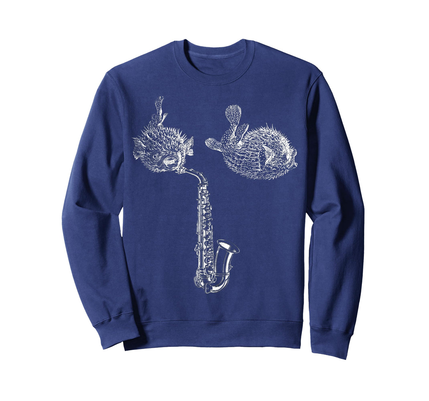 Saxophone Player funny Saxophone Blowfish Blow fish T-Shirt