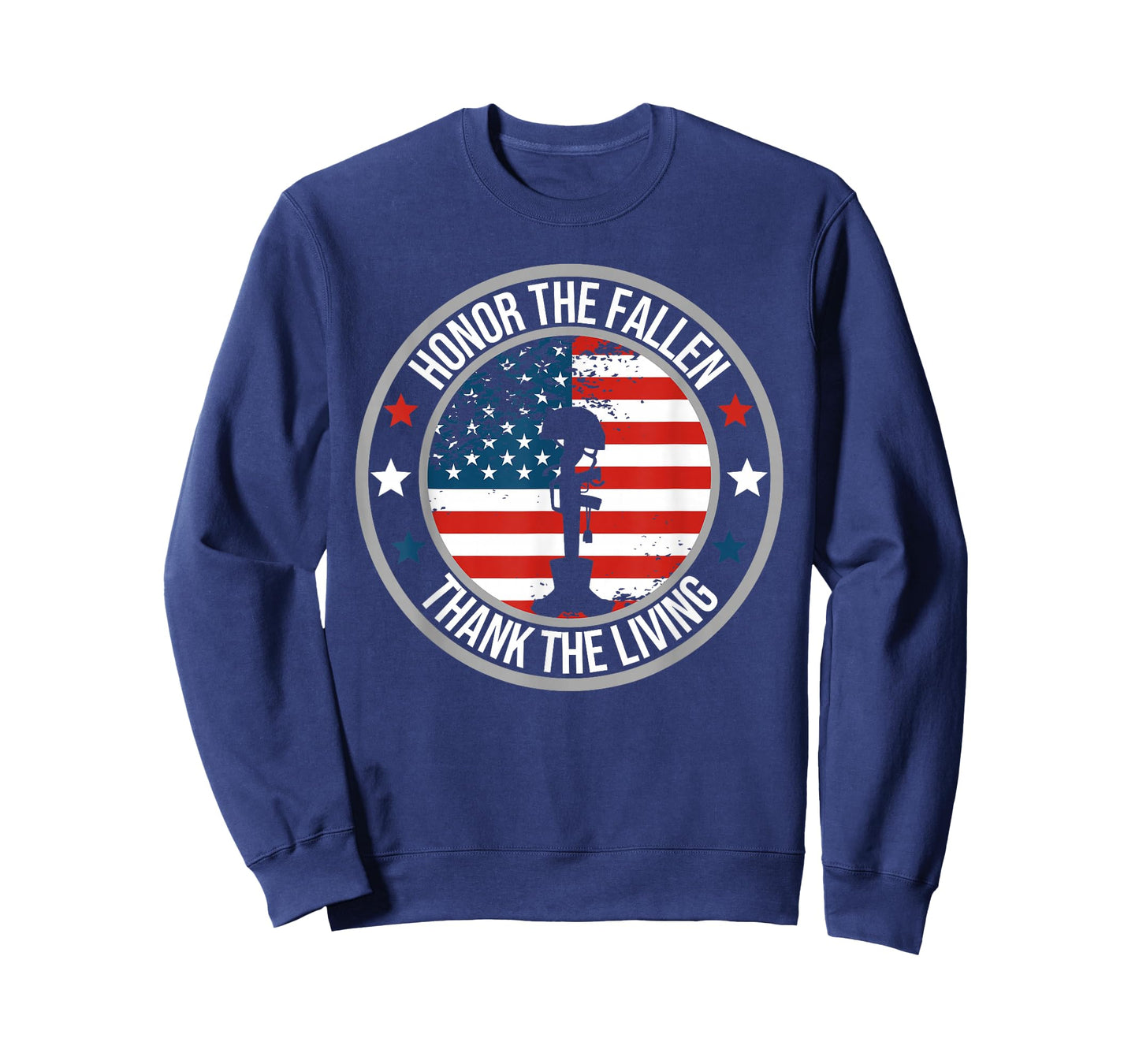 Honor The Fallen Thank The Living Memorial Day Veteran Flag T-Shirt